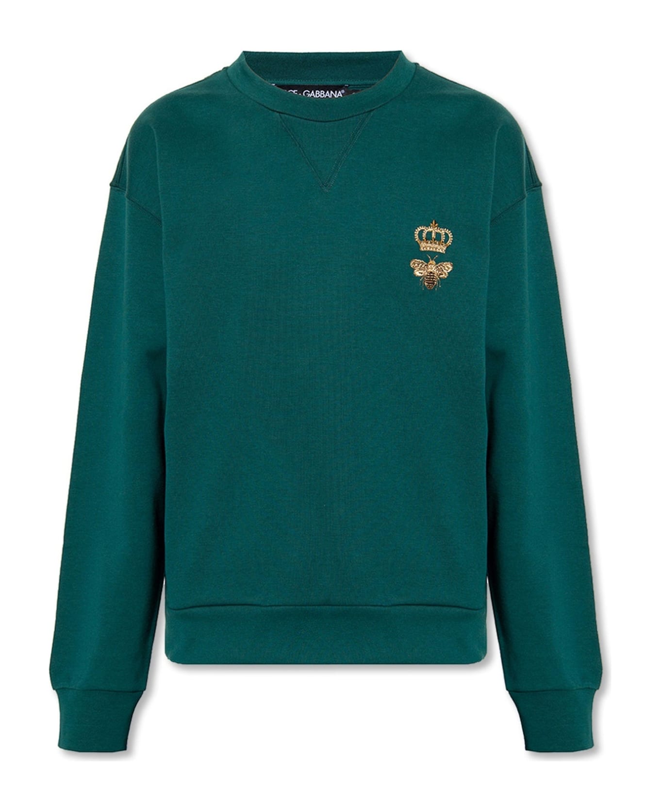 Dolce & Gabbana Cotton Sweatshirt - Green フリース
