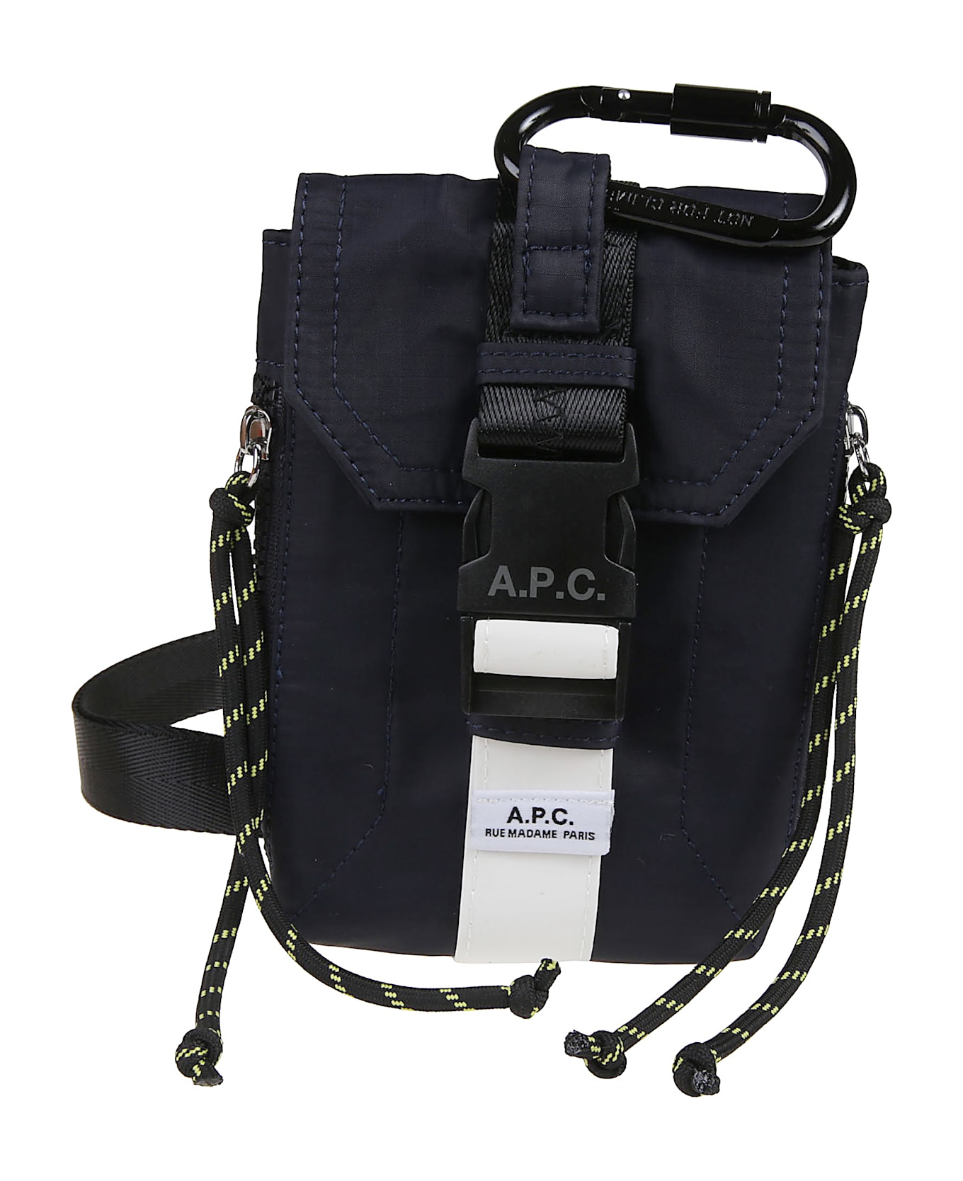 A.P.C. Trek Crossbody Pouch - Iak Dark Navy