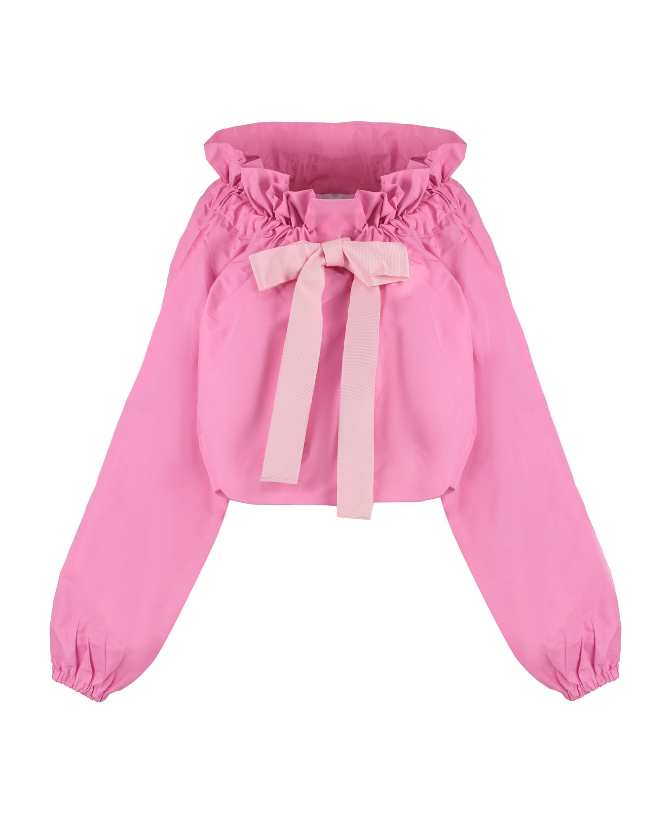 Patou Puffed Sleeves Blouse - Pink ブラウス