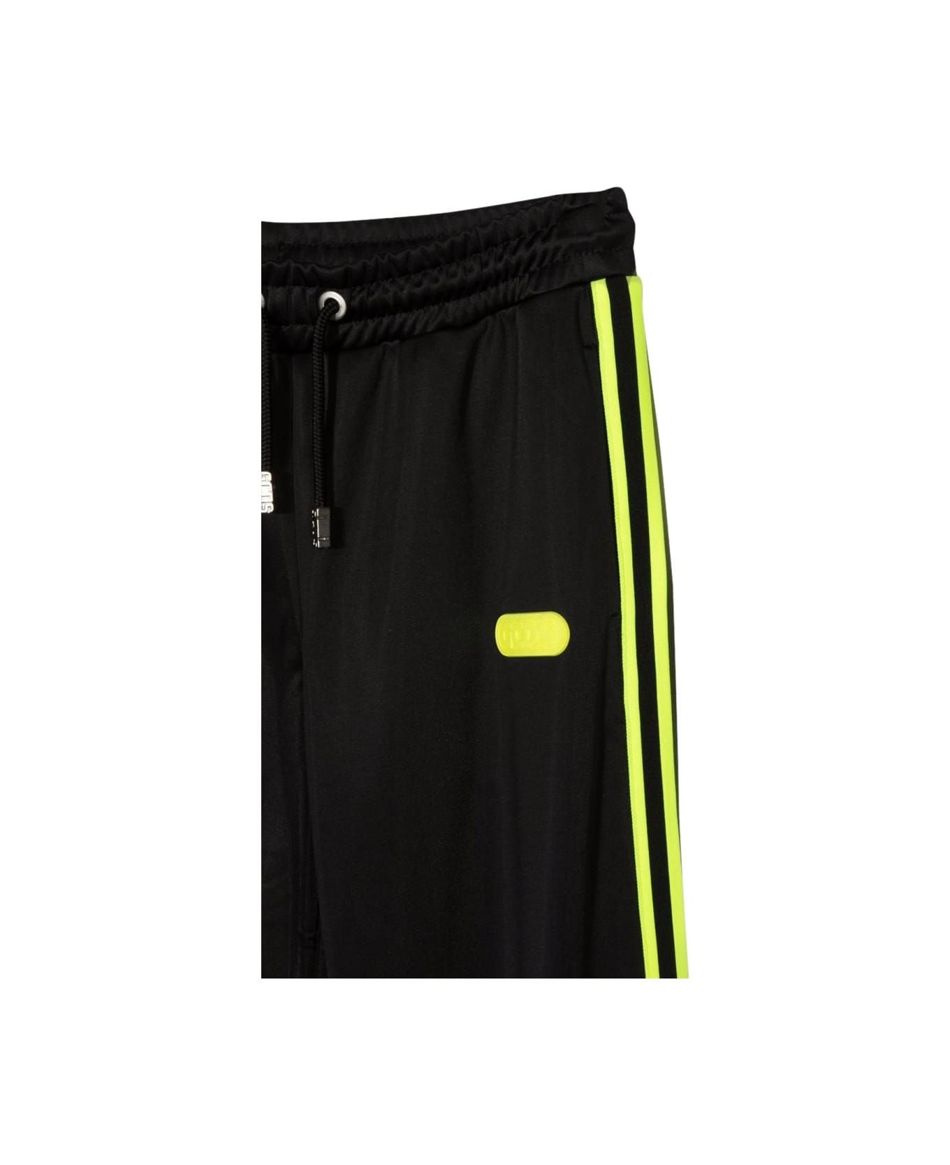 GCDS Triacetate Pants Boy - BLACK