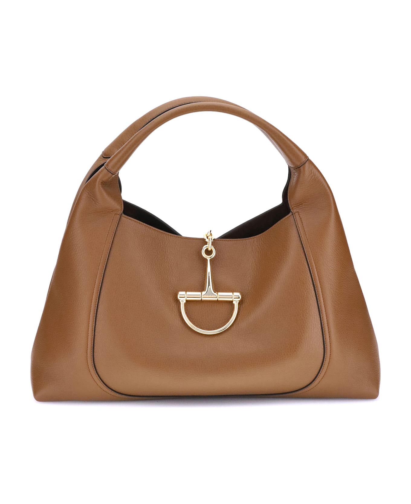 Gucci Softbit Maxi Shoulder Bag - BROWN