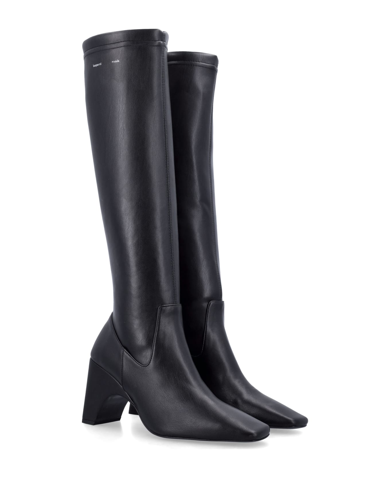 Coperni Bridge Stretch Boots - BLACK