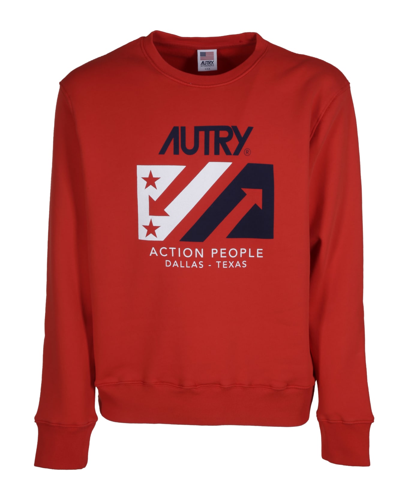 Autry Sweatshirt Iconic Print - Red