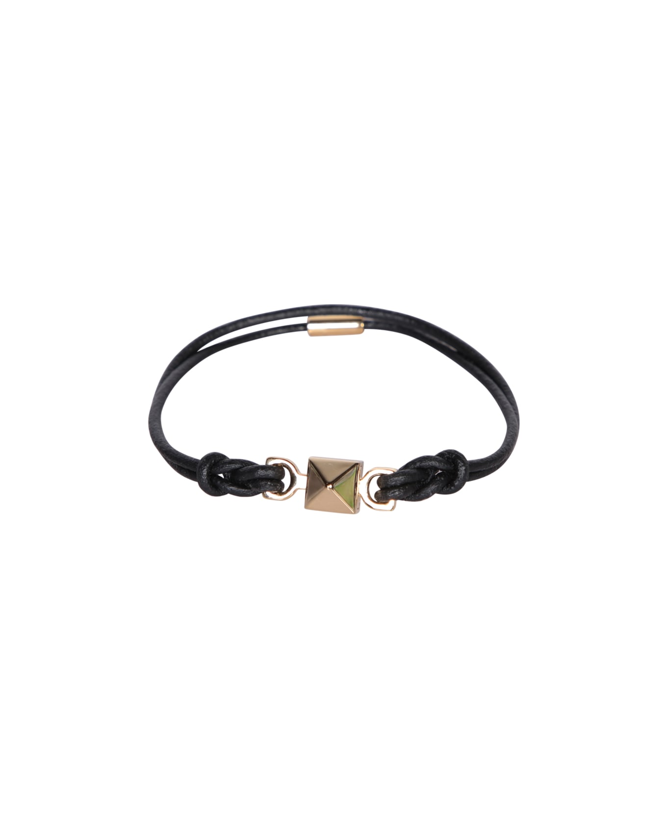 Valentino Garavani Rockstud Logo Engraved Bracelet