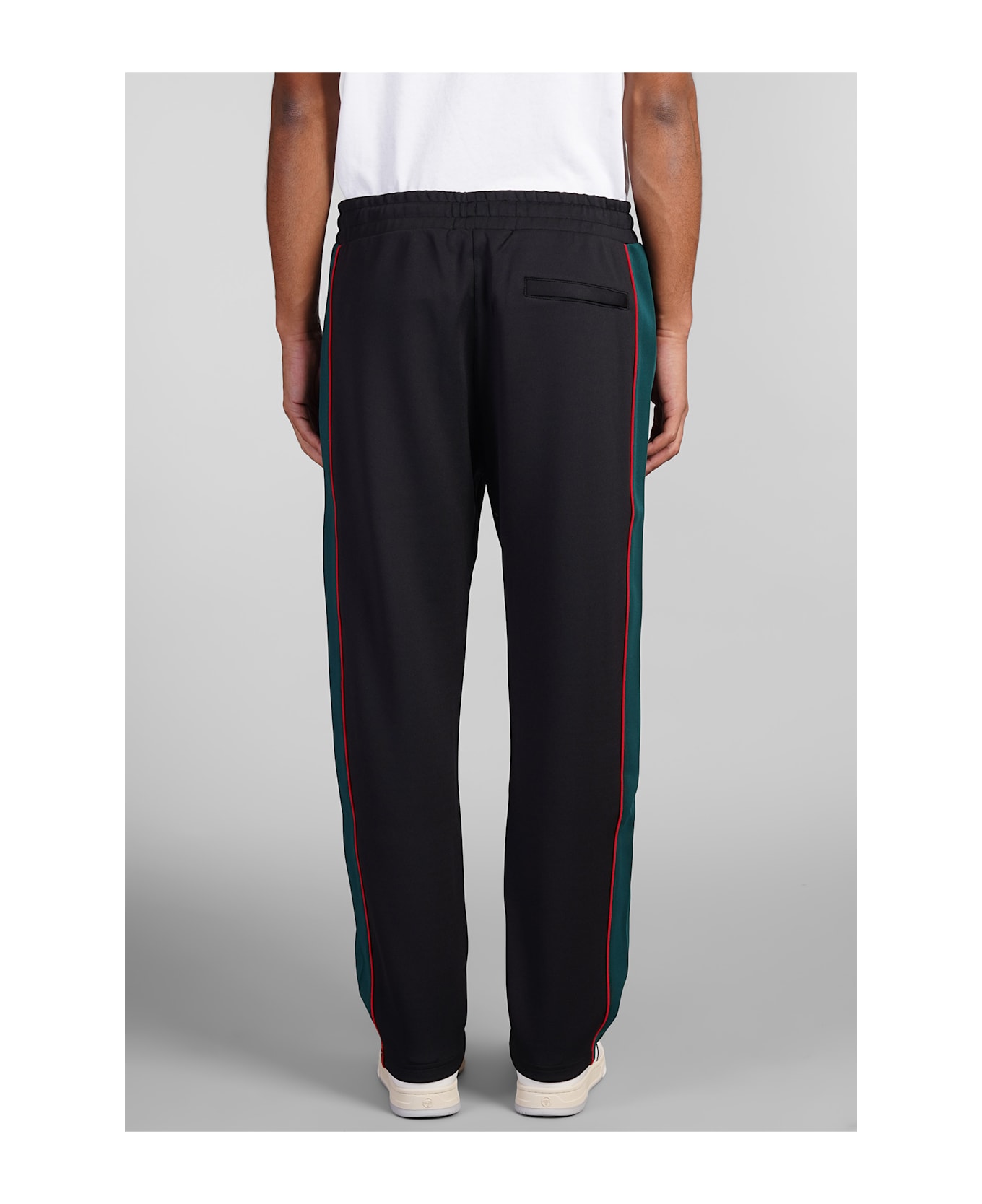 Sergio Tacchini Pants In Black Polyester - black