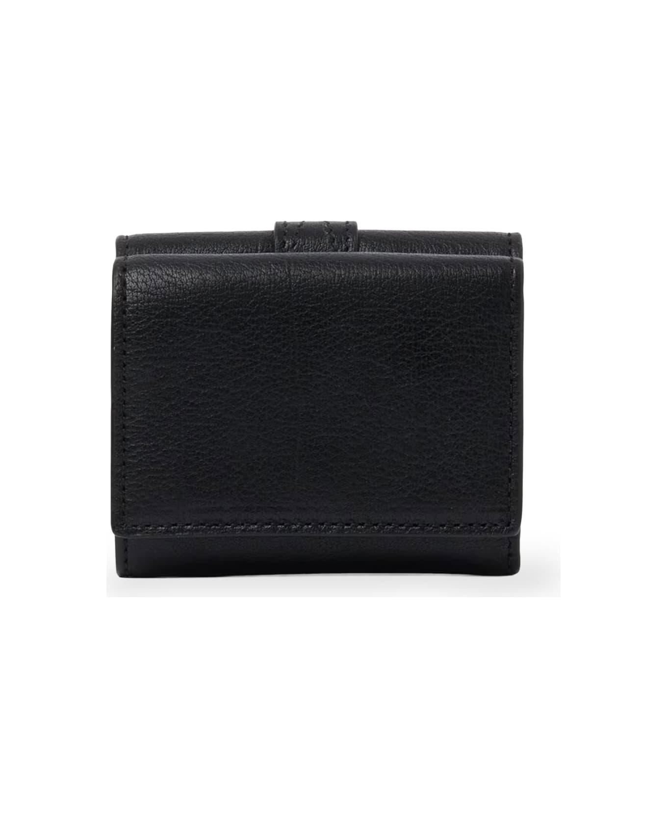 Chloé Paddington Trifold Leather Wallet - Black