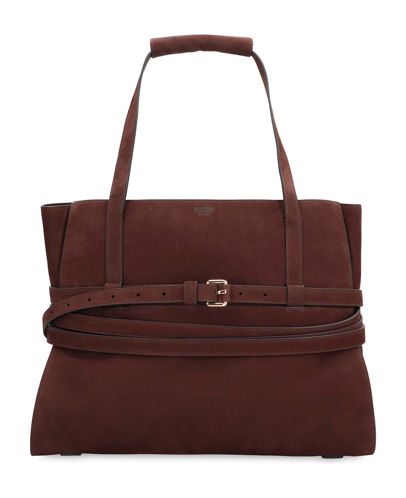 Moschino Tie Me Medium Bag - brown