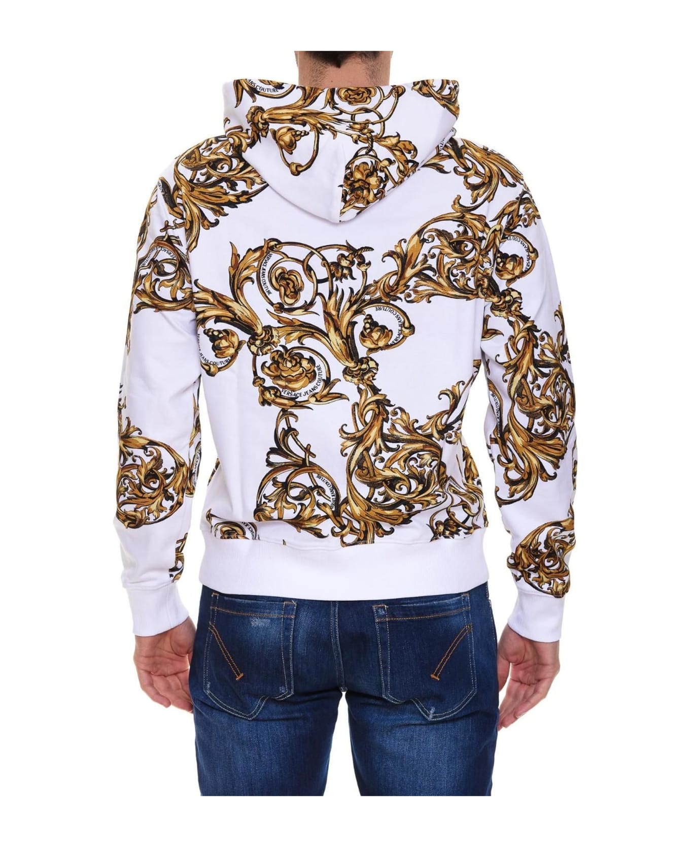 Versace Jeans Couture Jeans Couture Cotton Sweatshirt - White