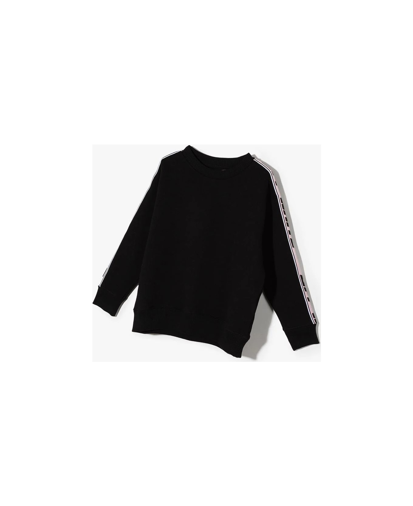Off-White Kids Black Logo Band Sweatshirt - BLACK ニットウェア＆スウェットシャツ