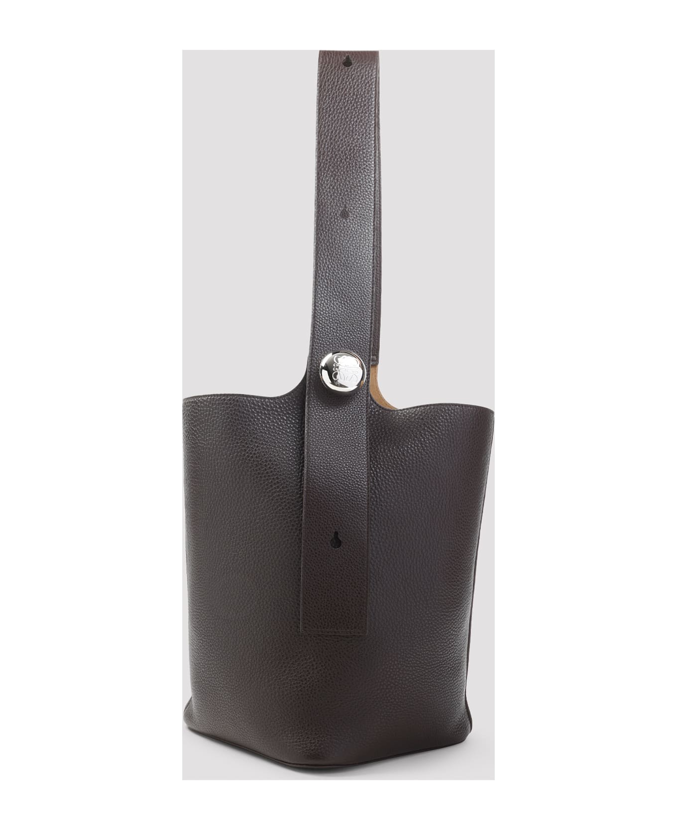 Loewe Pebble Large Bucket Bag - Oxblood