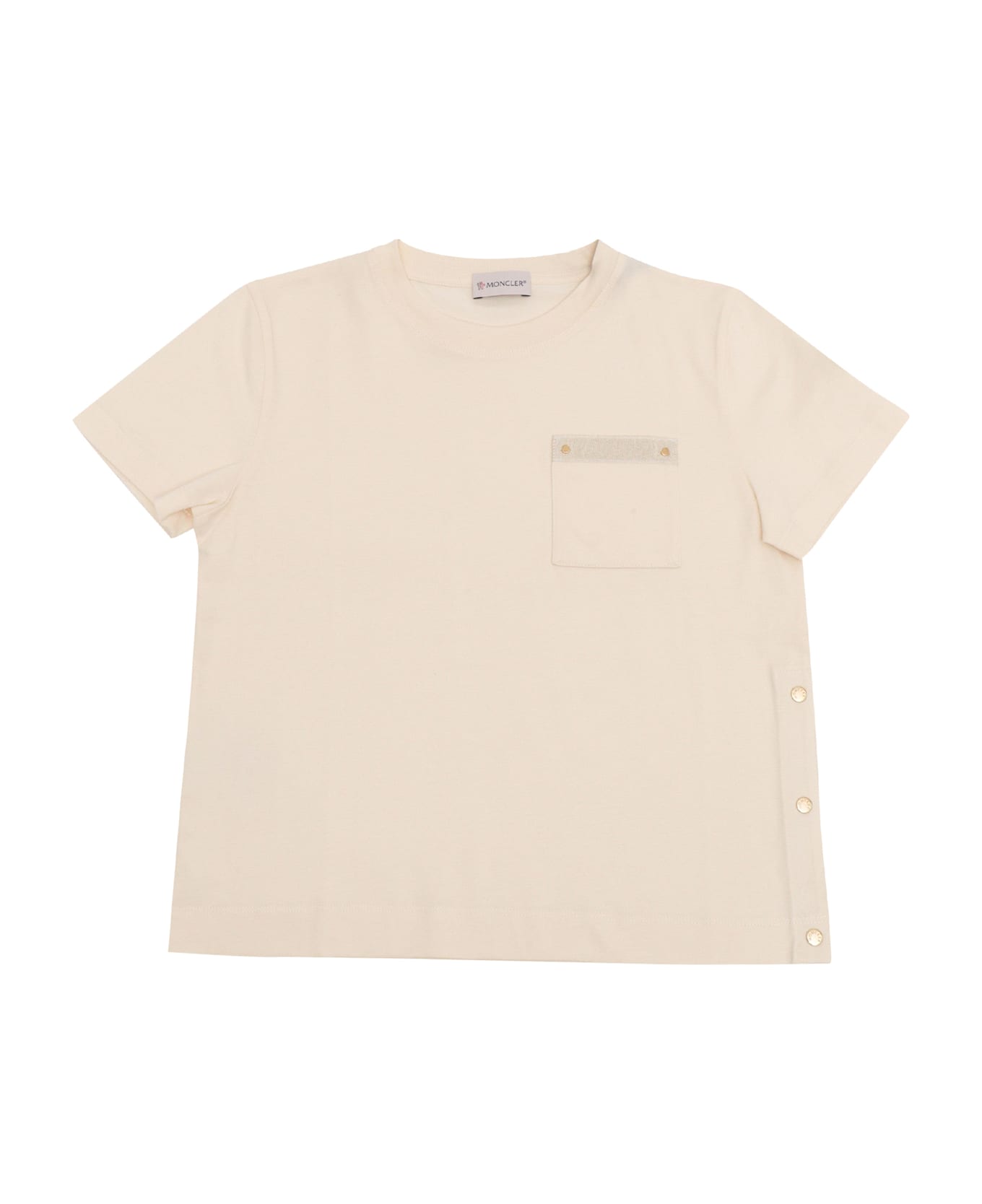 Moncler Ss T-shirt - WHITE