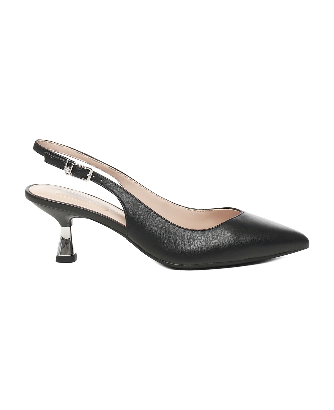 Liu-Jo Leather Slingback - Black