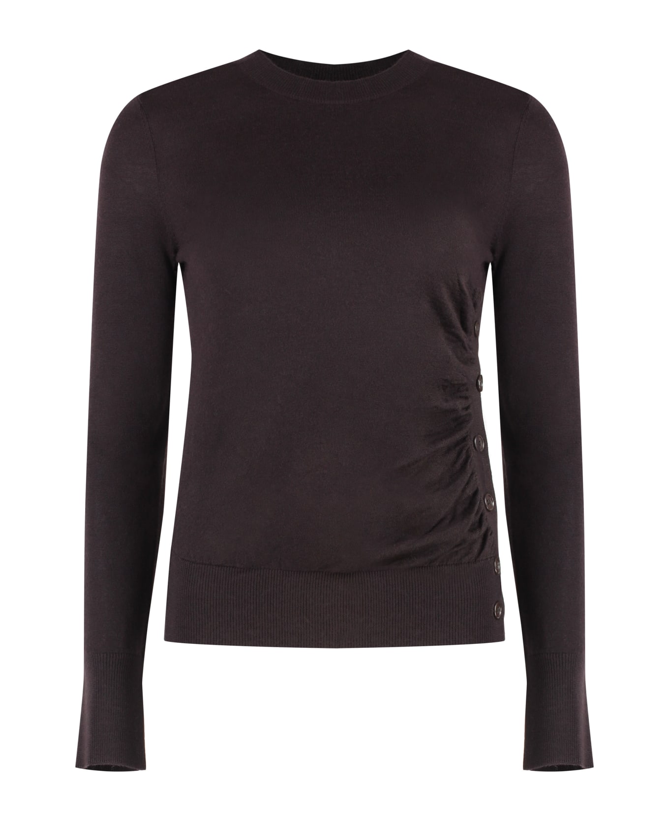 Pinko Diraspatura Crew-neck Wool Sweater - brown