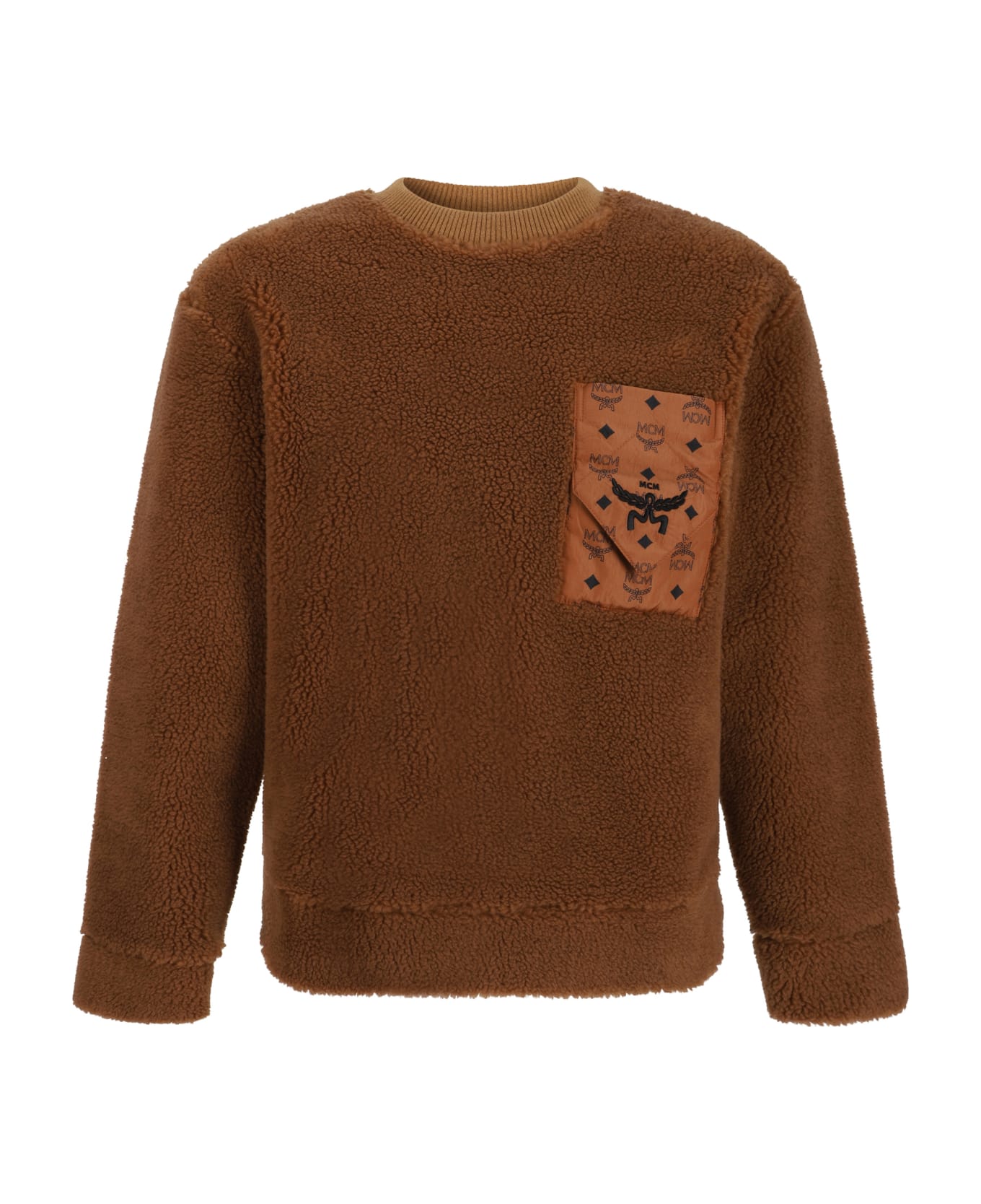 MCM Shearling Effect Sweatshirt