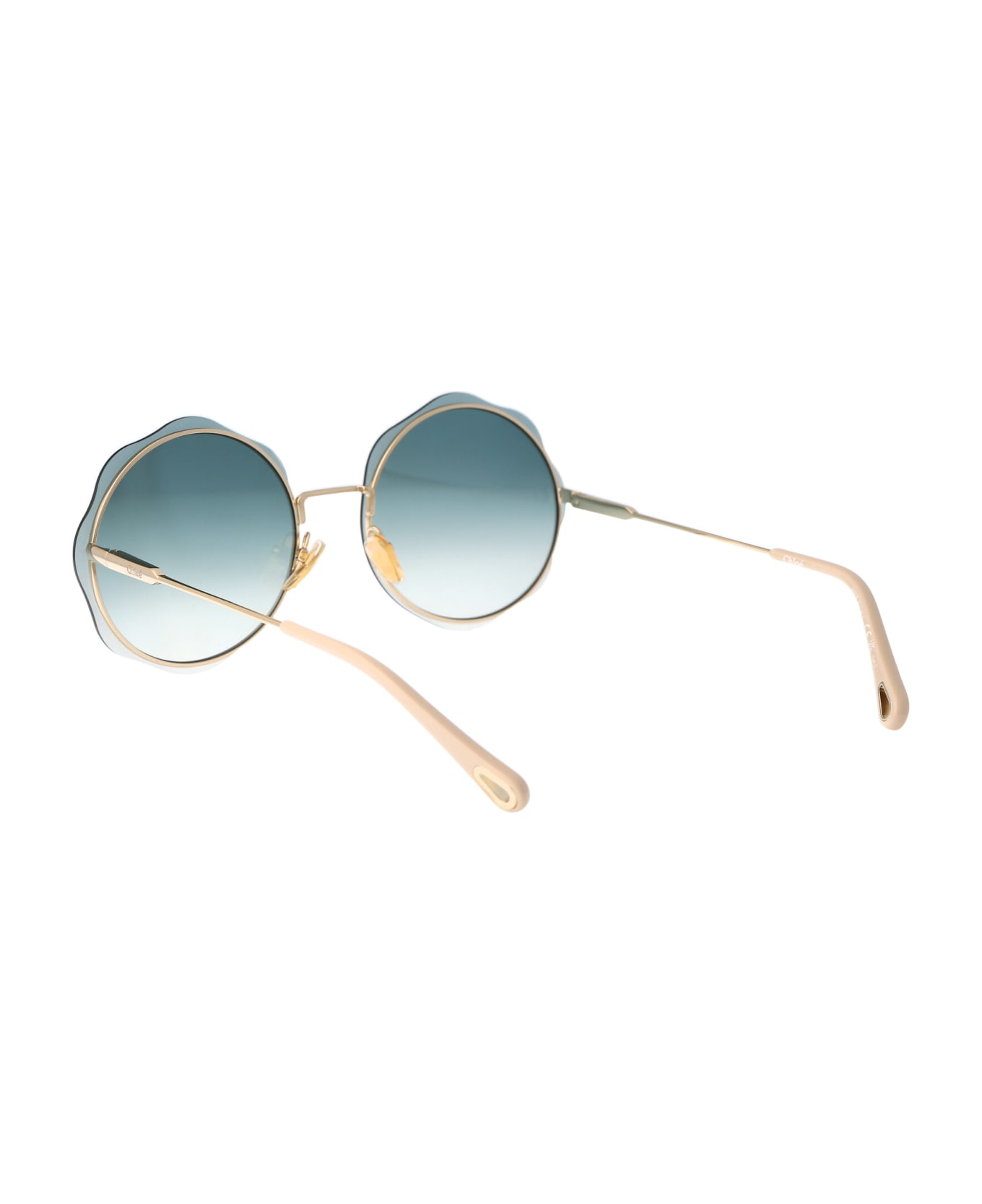 Chloé Eyewear Ch0202s Sunglasses - 002 GOLD GOLD GREEN サングラス