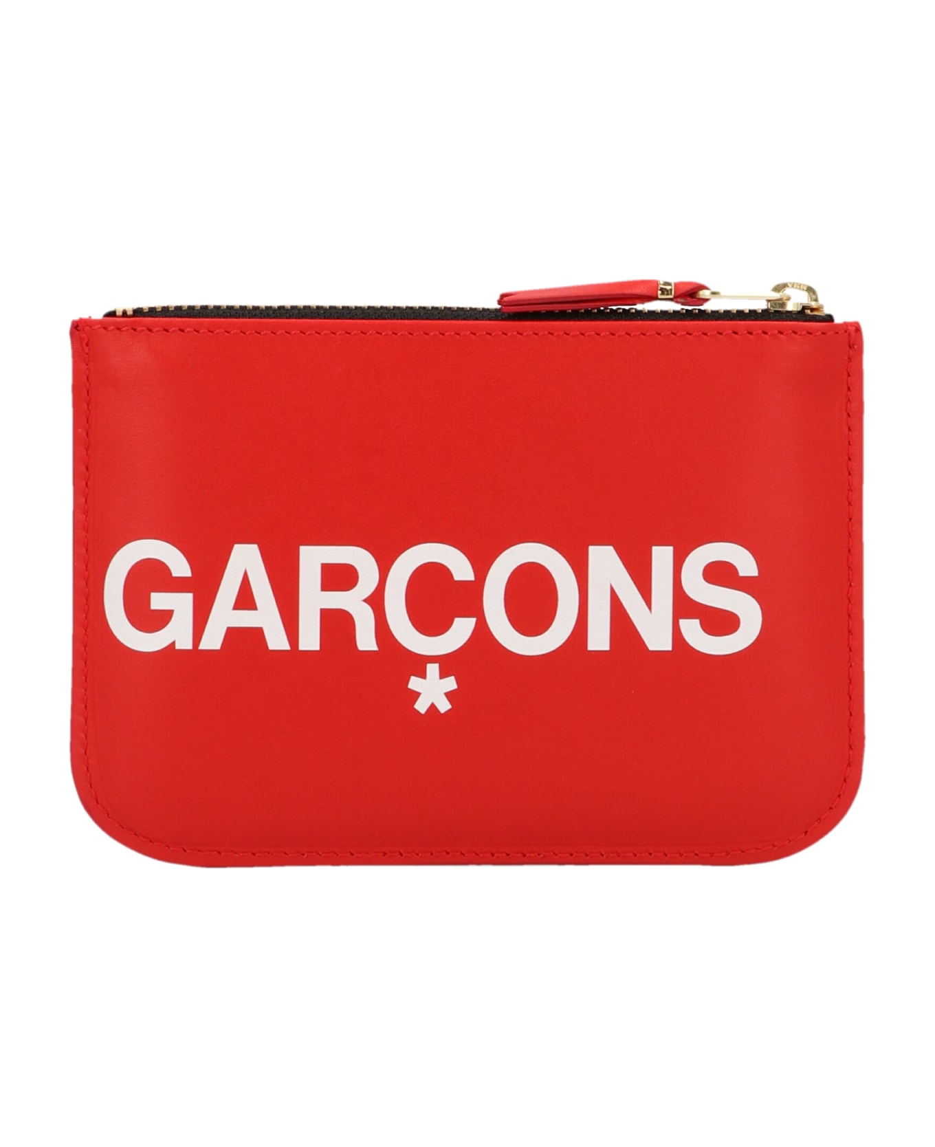 Comme des Garçons Wallet 
huge Logo
 Purse - Red