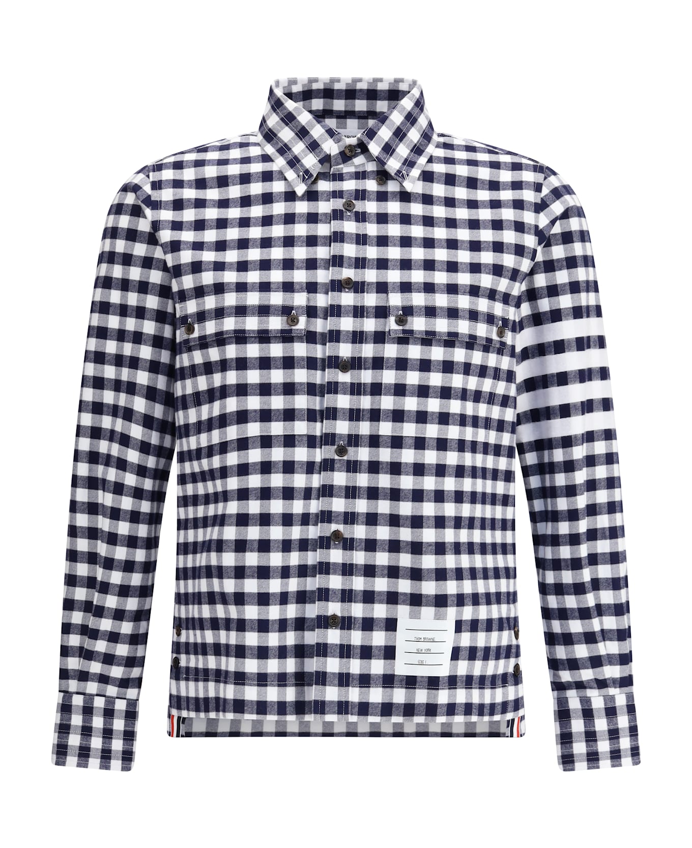 Thom Browne Vichy Cotton Flannel Shirt