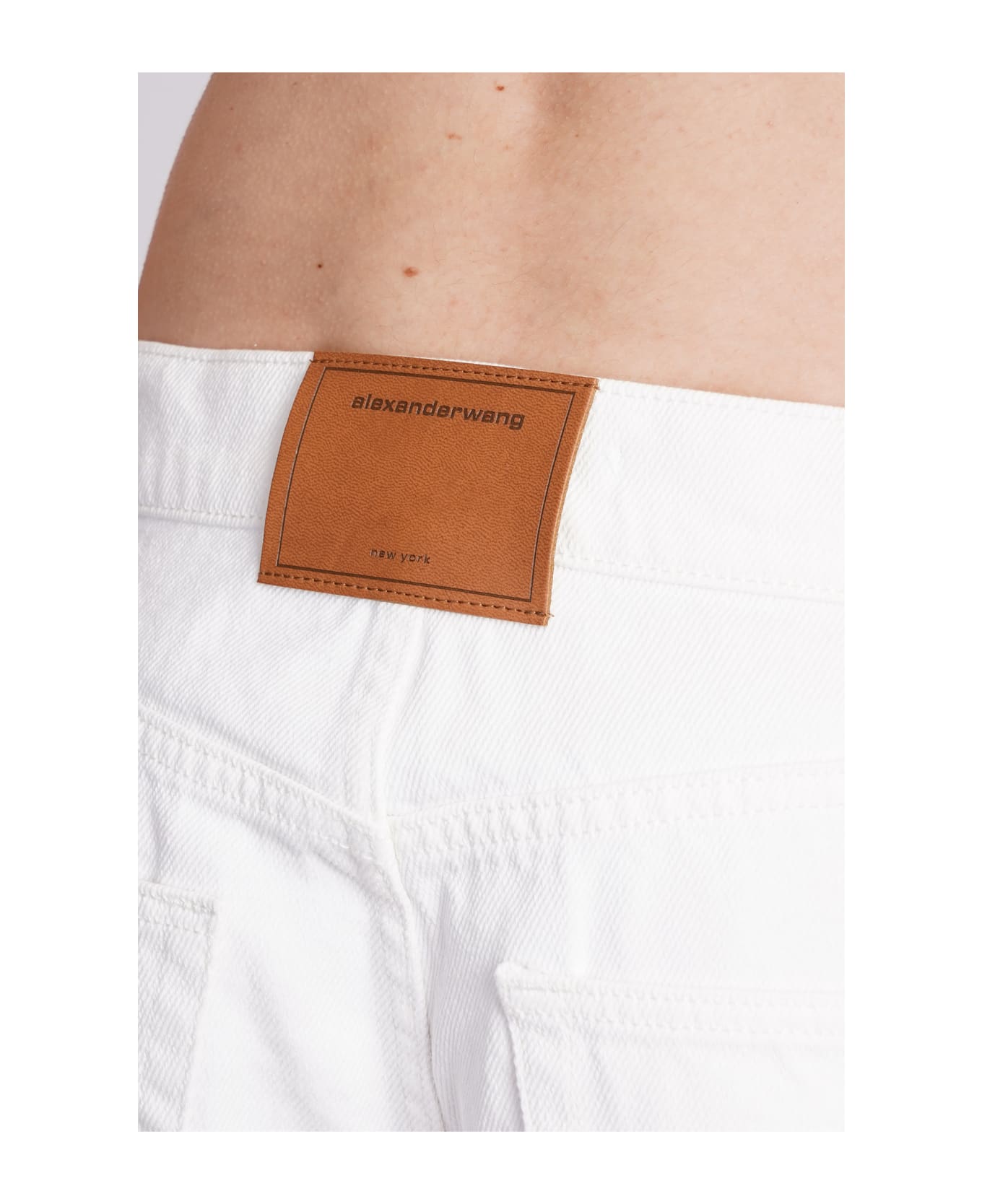 Alexander Wang Jeans In White Cotton - white