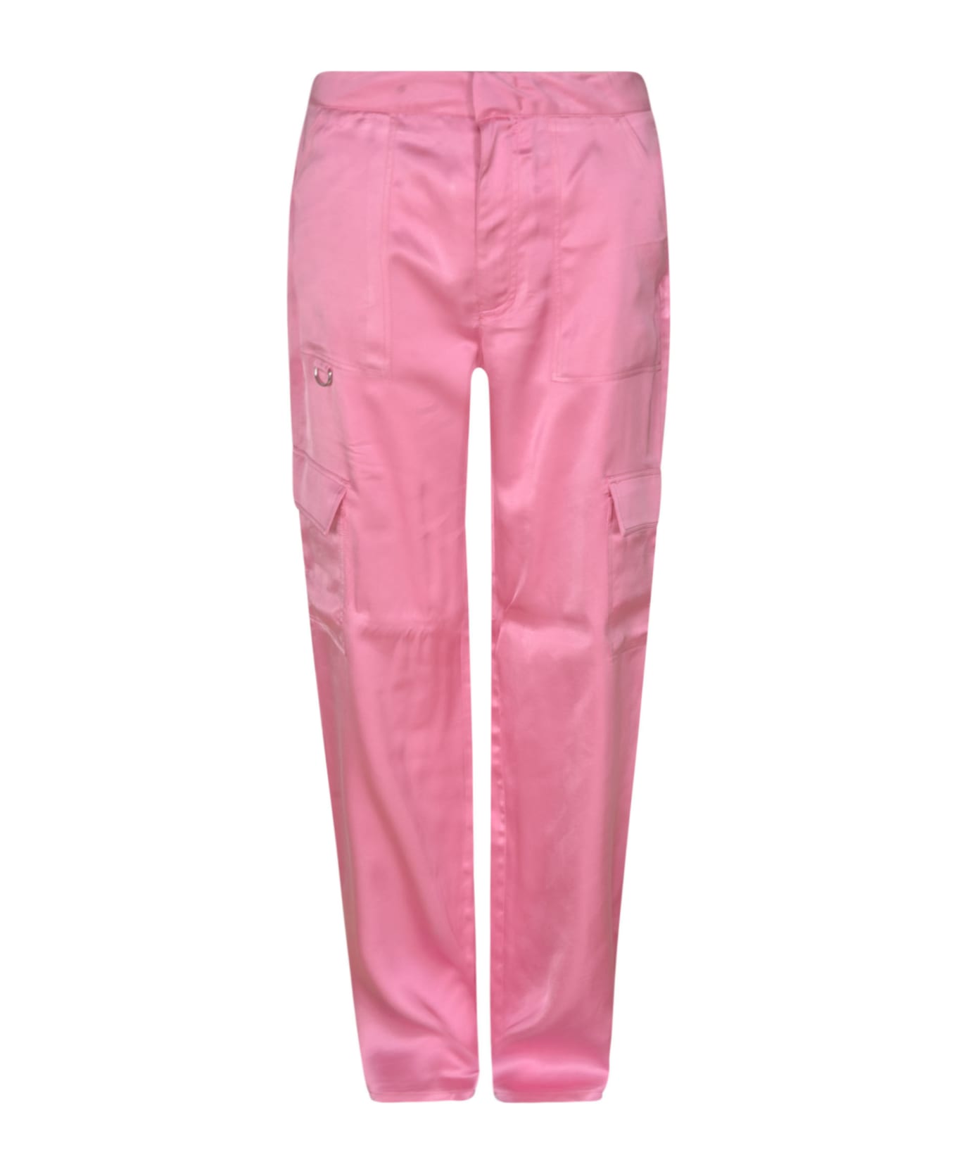 Chiara Ferragni Cargo Straight Trousers - Pink