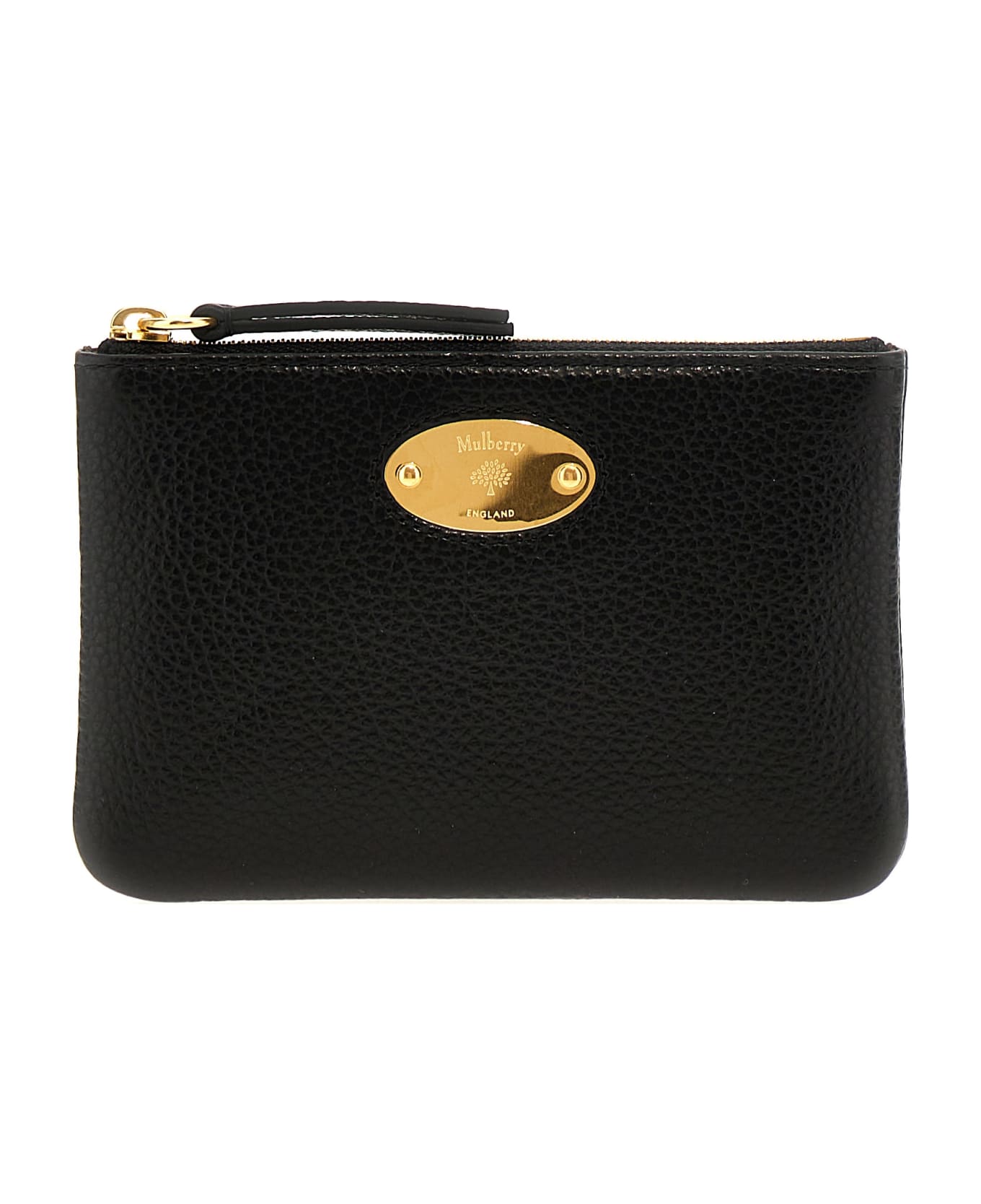 Mulberry Plaque Wallet - Black