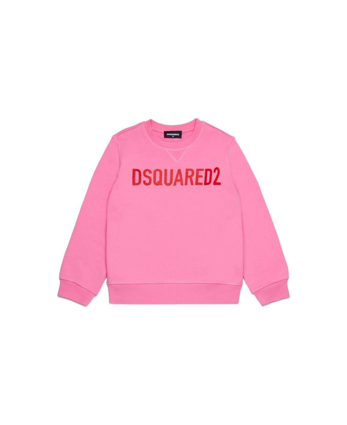 Dsquared2 Logo-printed Crewneck Sweatshirt - Pink