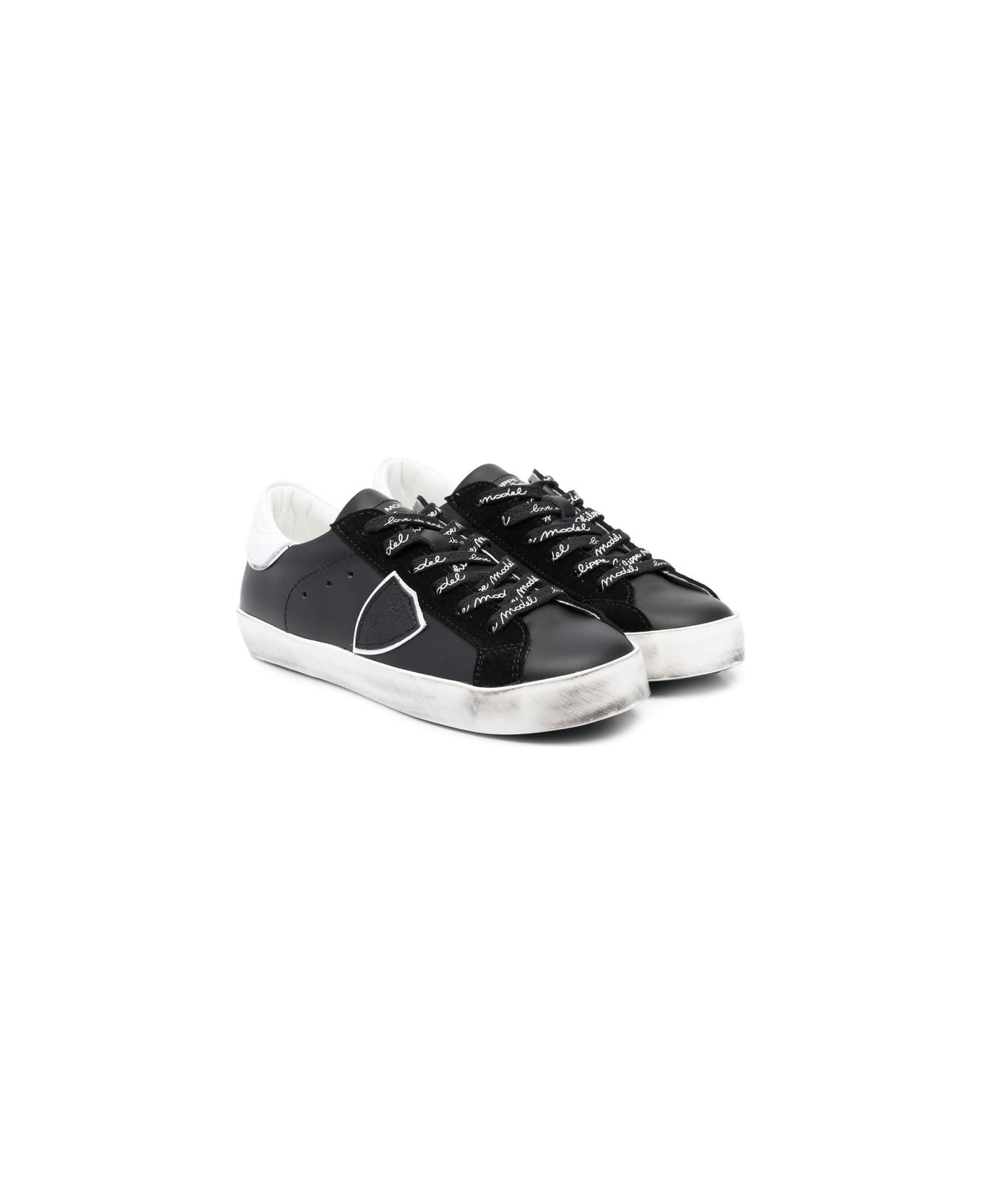 Philippe Model Sneakers With Print - Black