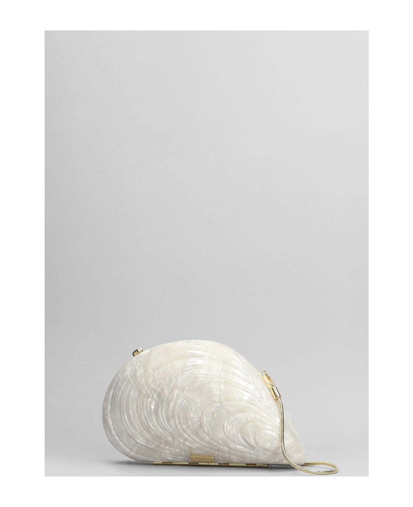 Simkhai Bridget Clutch In White Acrylic - white