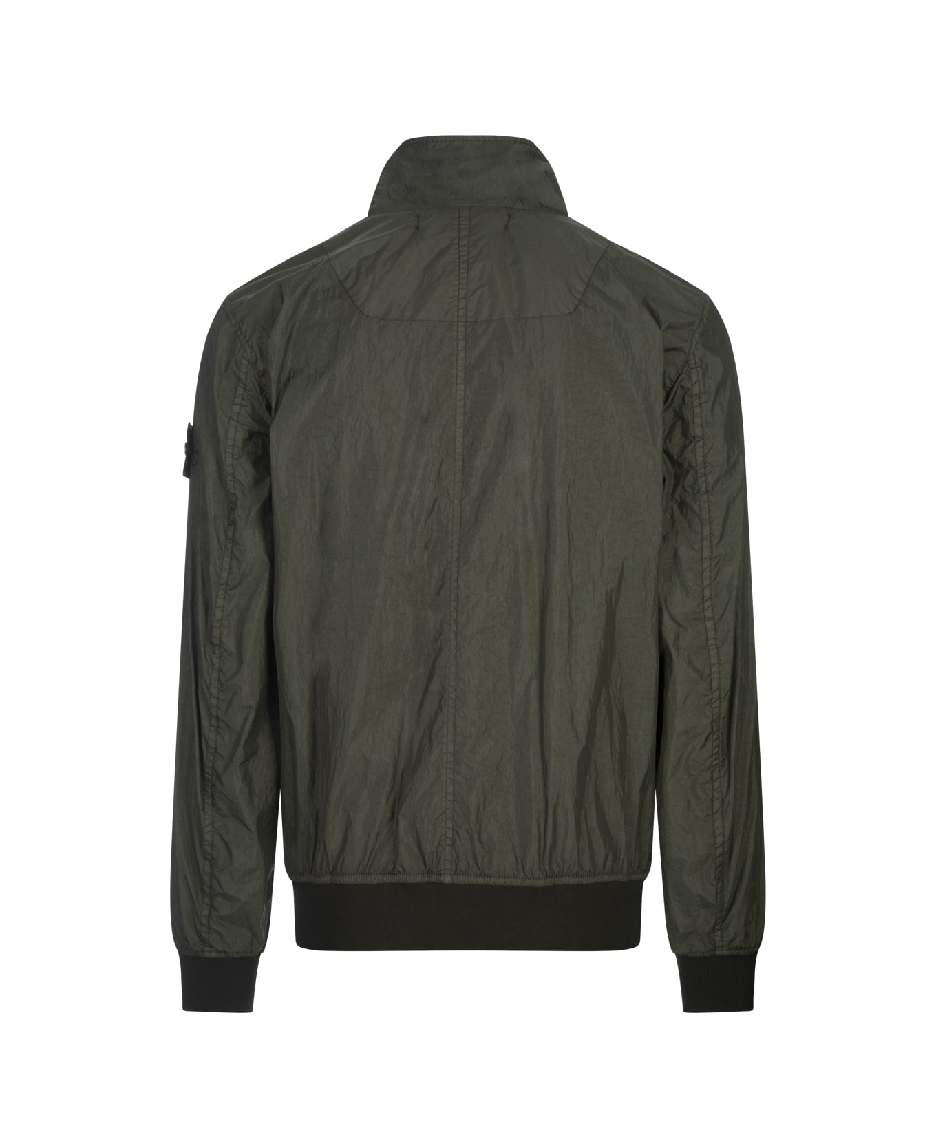 Stone Island Garment Dyed Crinkle Reps R-ny Jacket In Green - Green