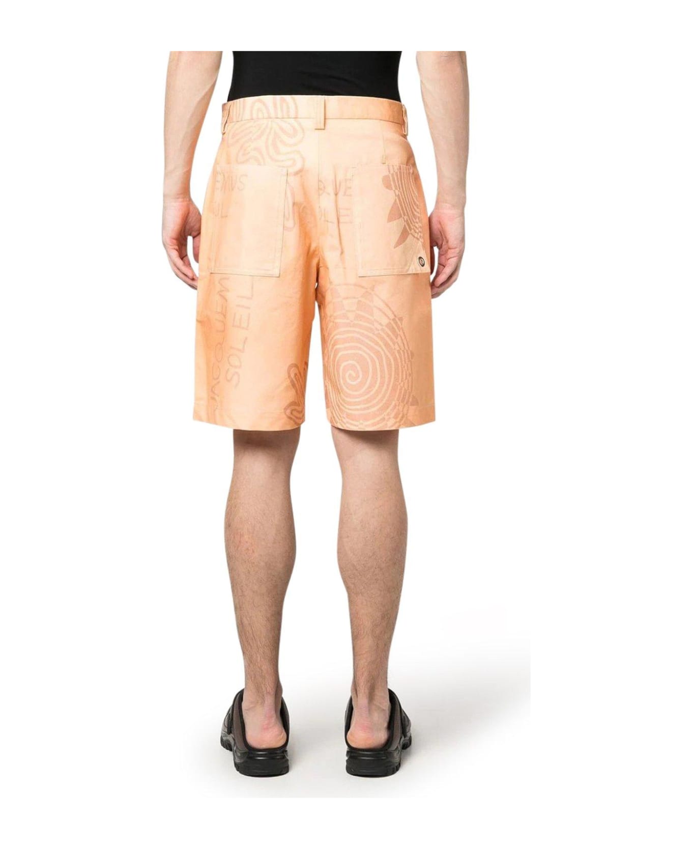 Jacquemus Knee-length Shorts - ORANGE