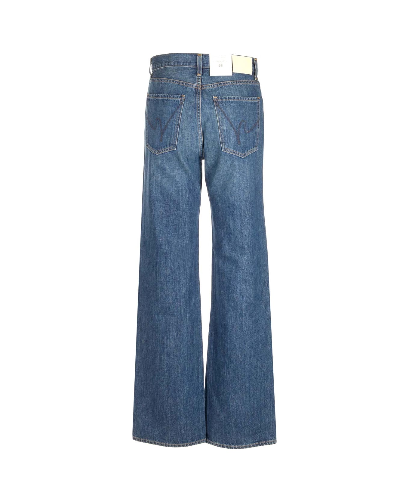 Citizens of Humanity "annina" Wide Leg Jeans - Blue