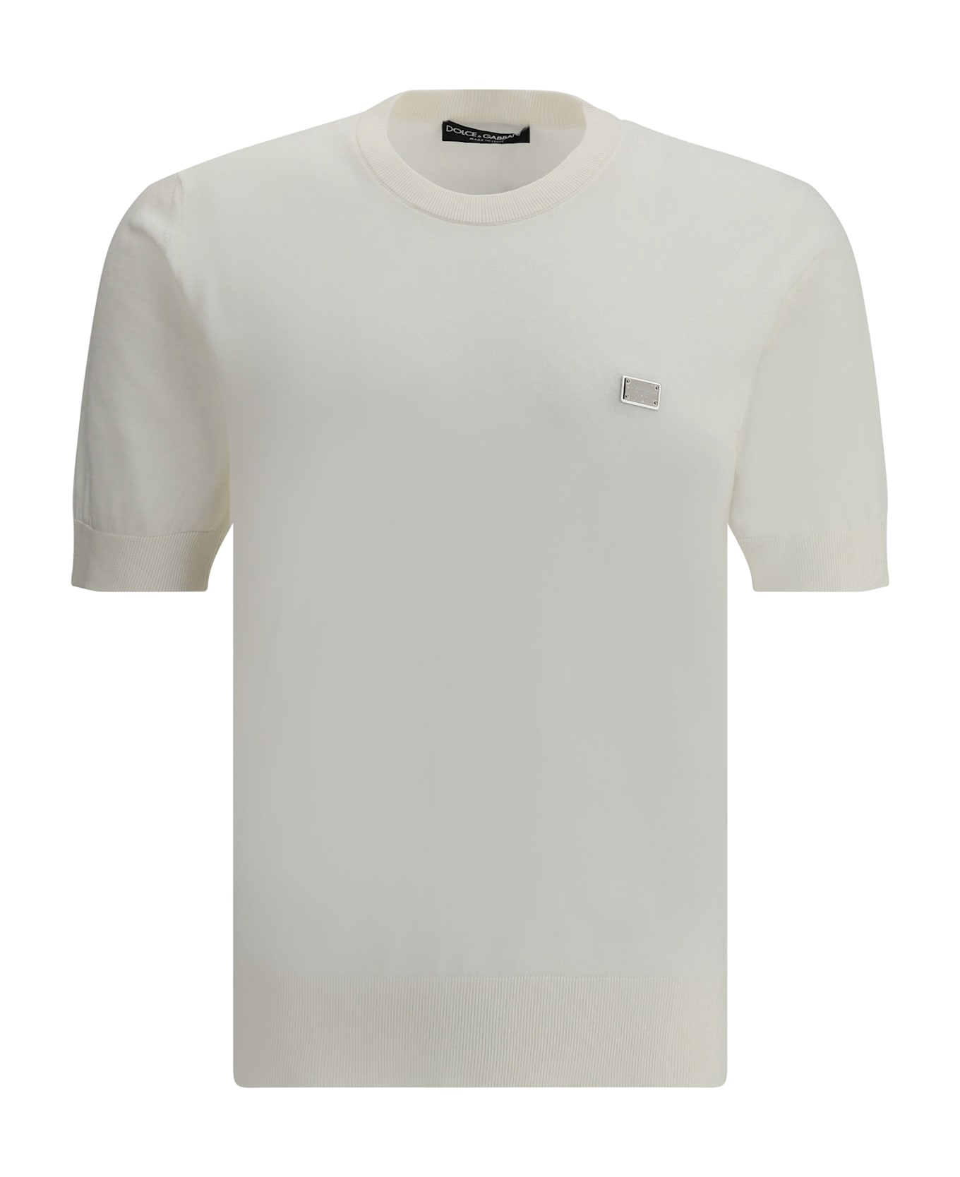 Dolce & Gabbana Logoed T-shirt - Bianco