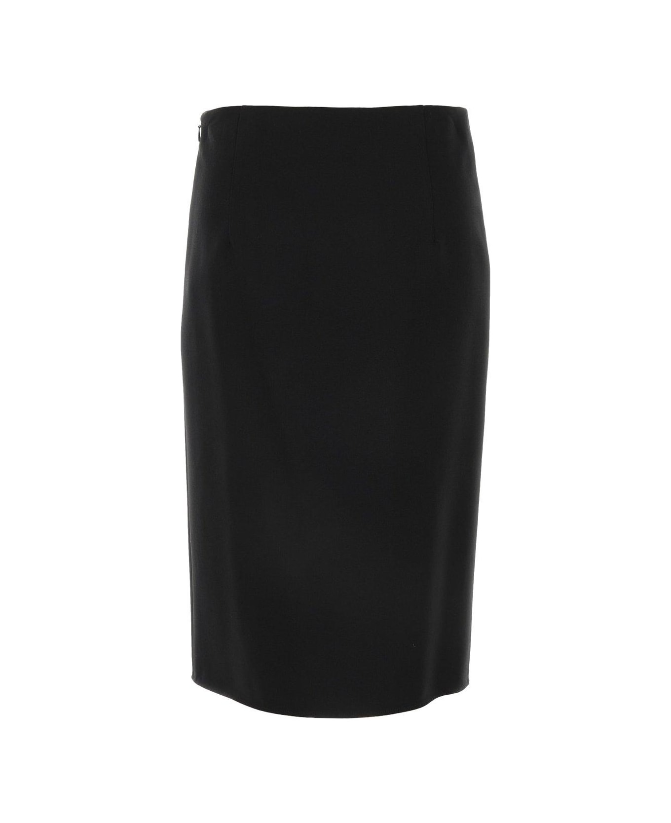 Stella McCartney Mid-rise Twill Skirt - NERO