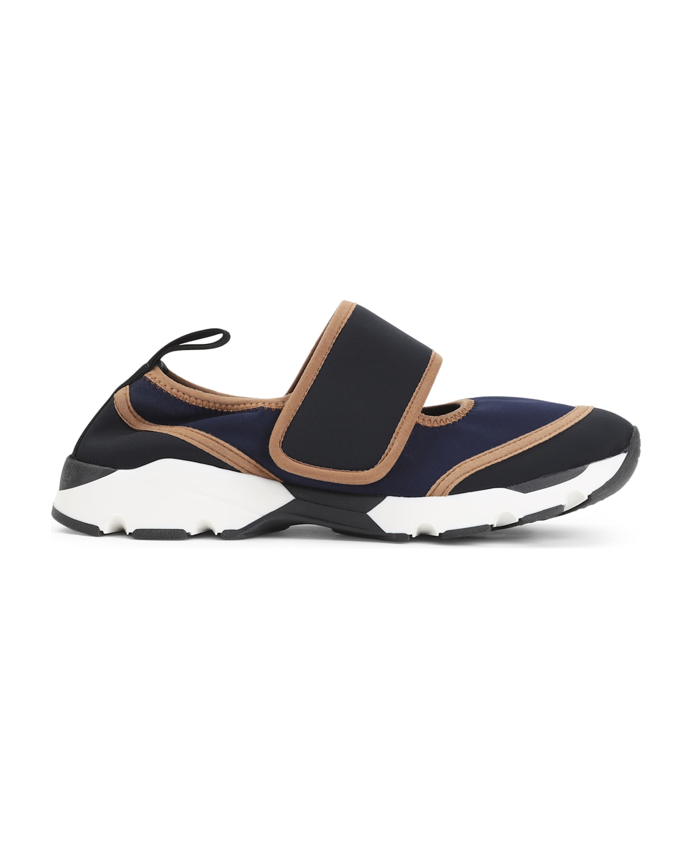 Marni Mary Jane Running Sneakers - Dark Blue Black