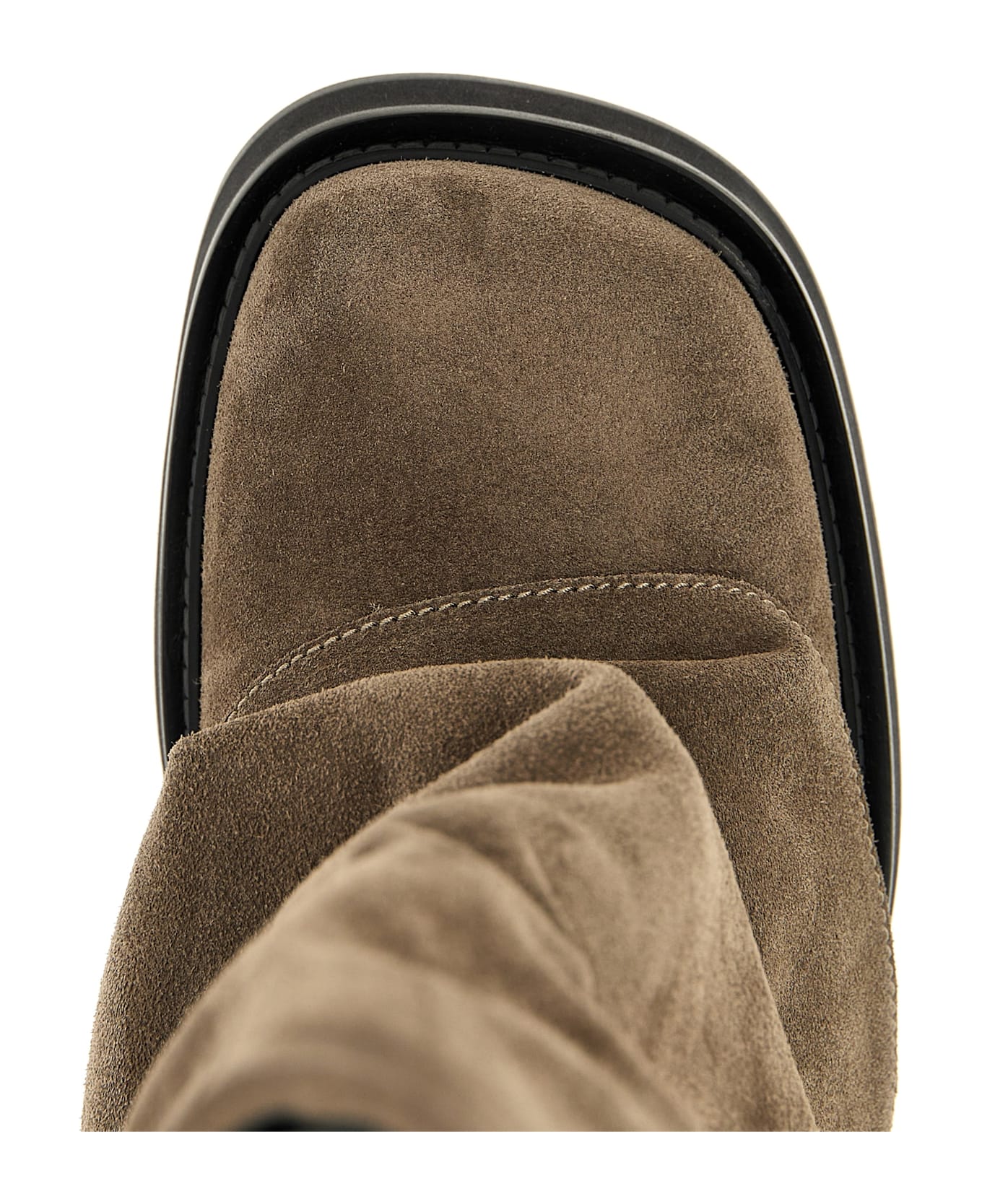 The Attico 'robin Combat' Boots - Gray