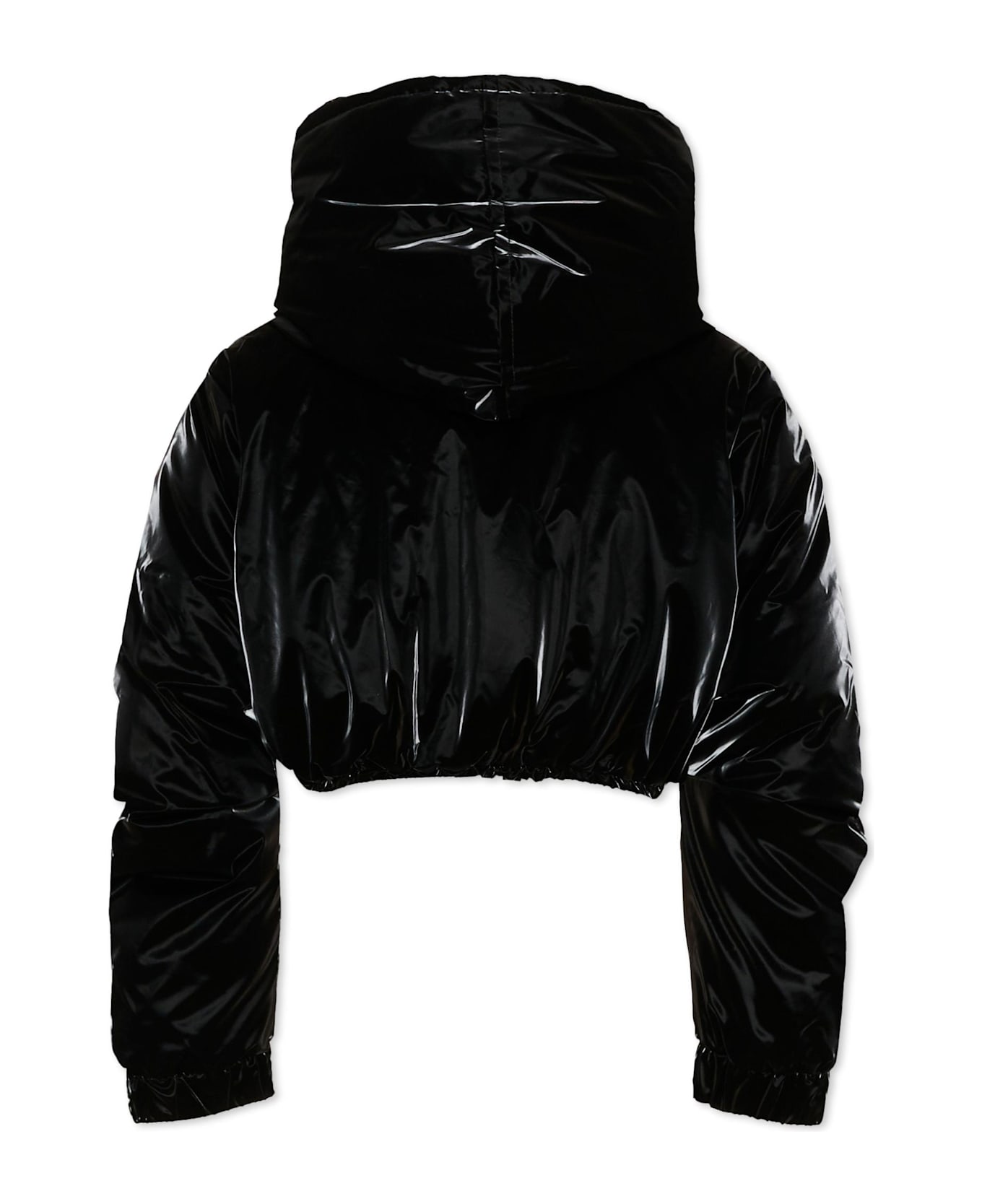 Pinko Black Crop Jacket For Girl - Black