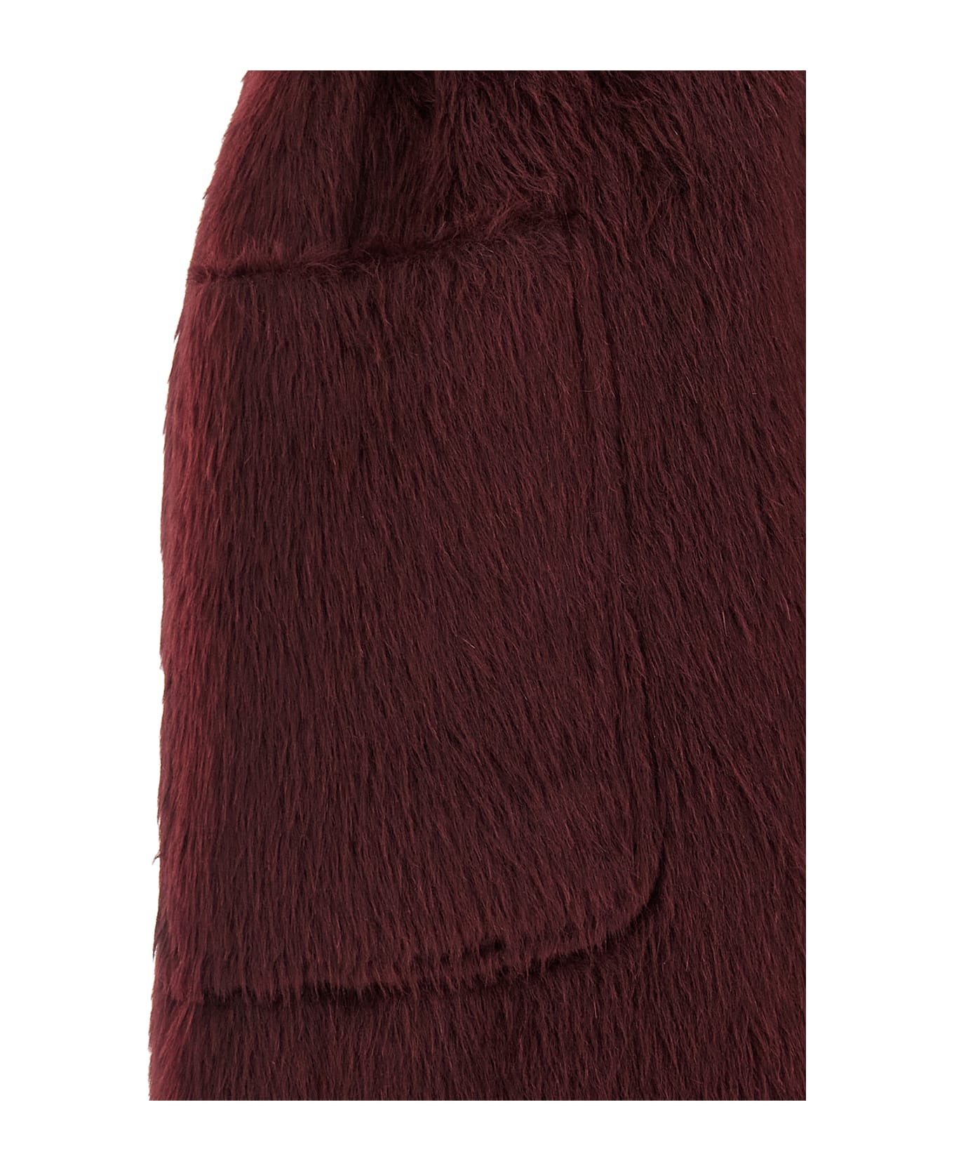 Max Mara 'abbozzi1234' Coat - Bordeaux