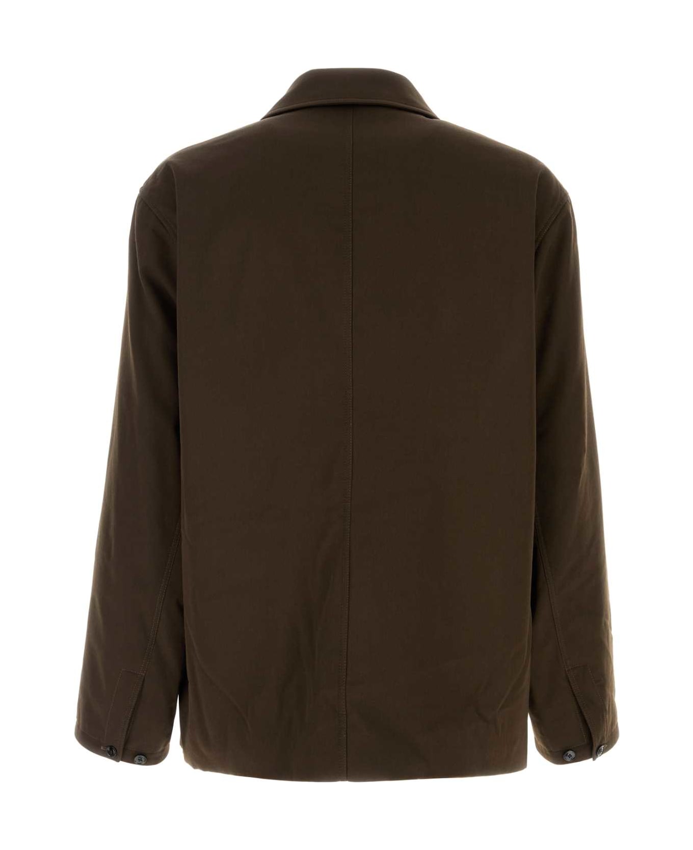 Lemaire Dark Brown Wool Padded Jacket - KOBICHABROWN ジャケット