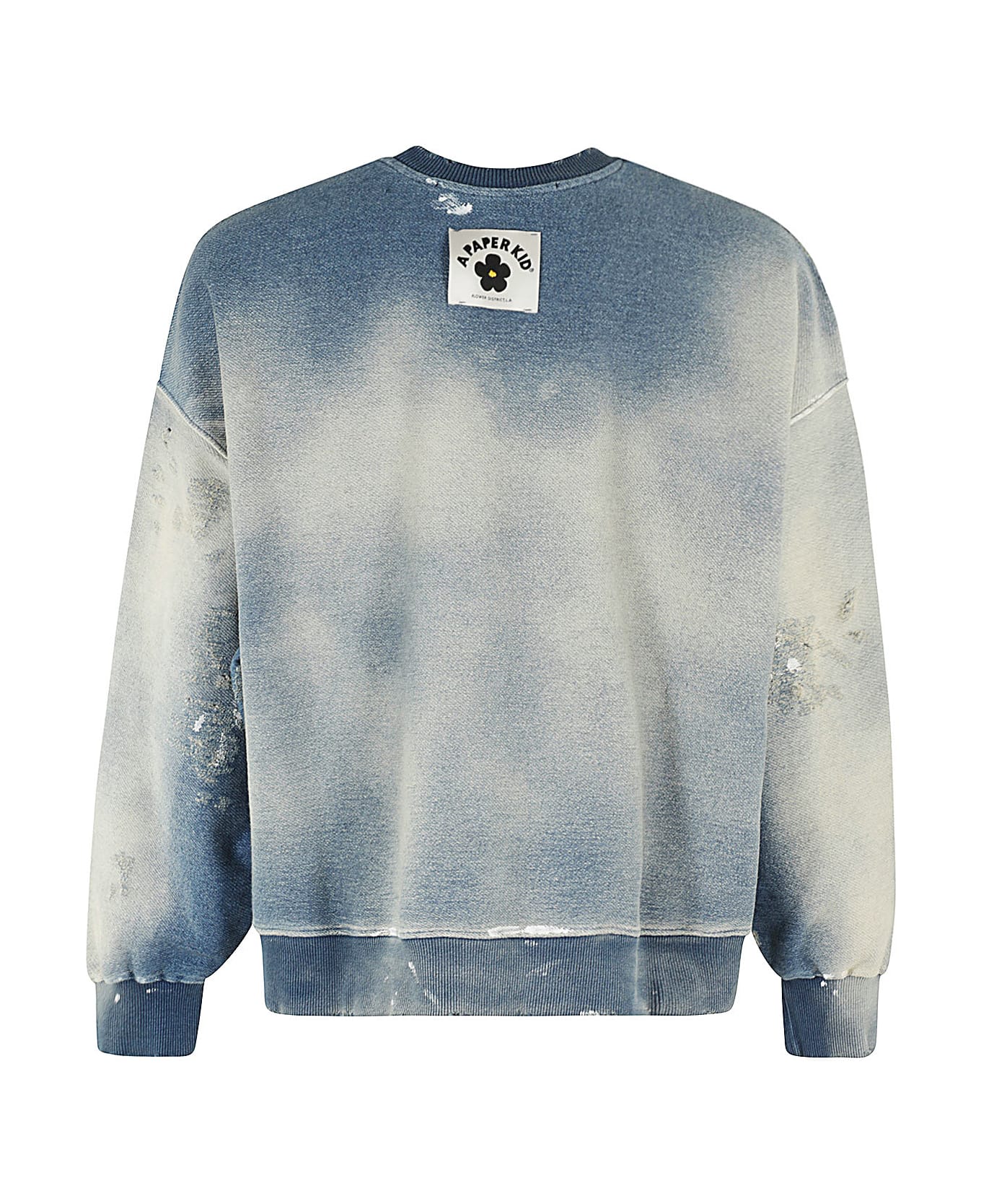 A Paper Kid Sweatshirt - Denim Blue フリース