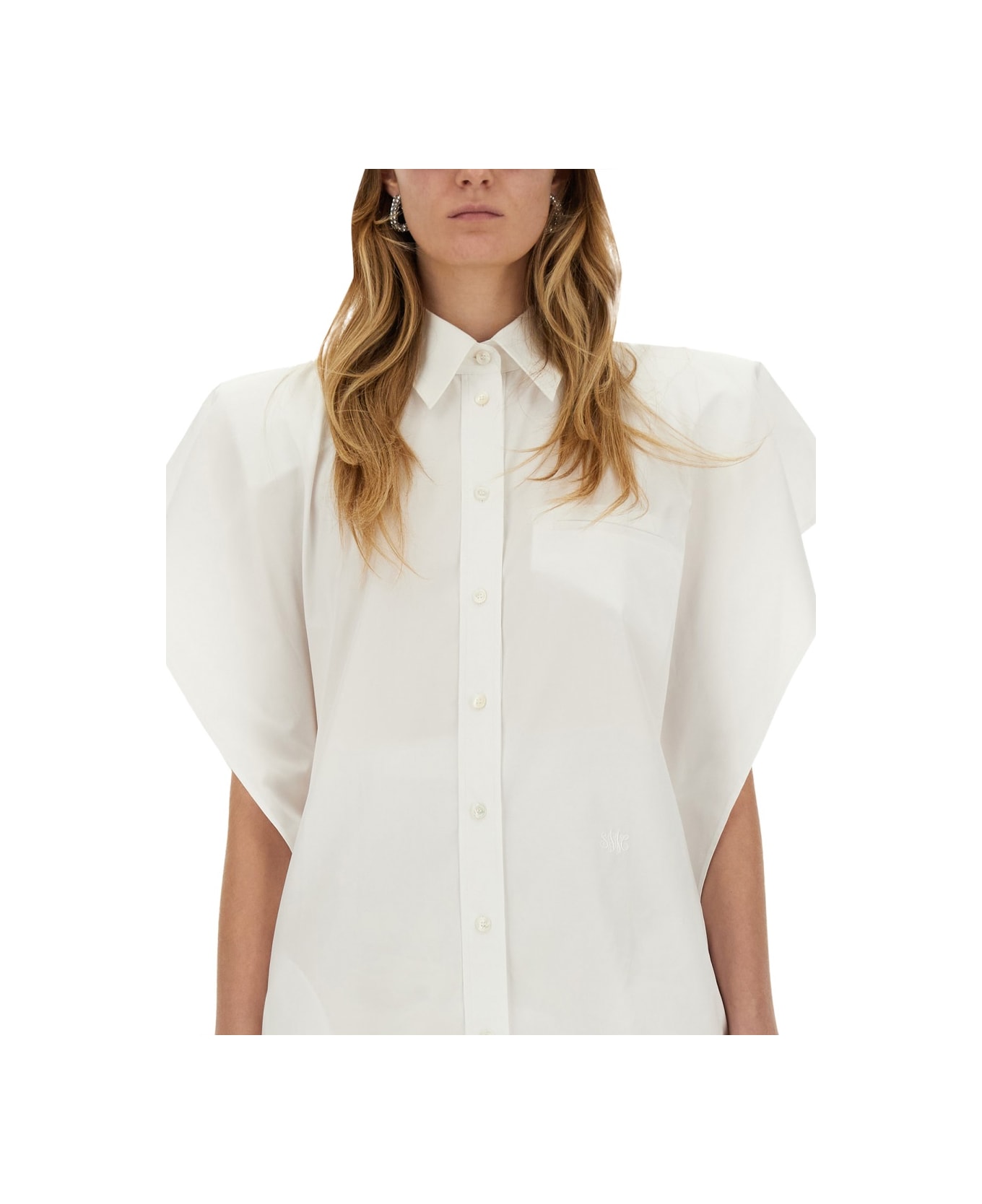 Stella McCartney Poplin Dress - WHITE