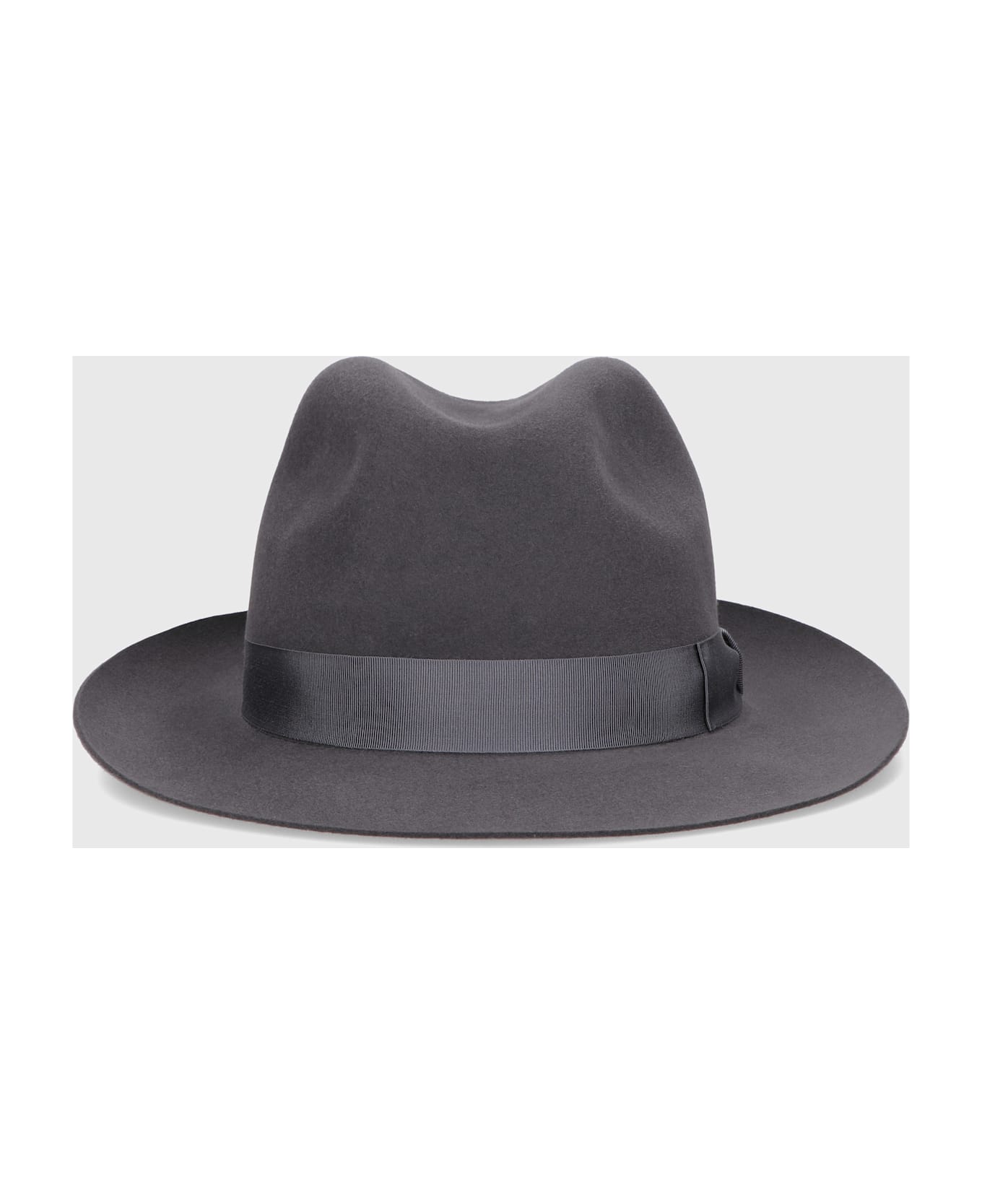 Borsalino Jer Marengo Felt - GREY, TONE ON TONE HATBAND