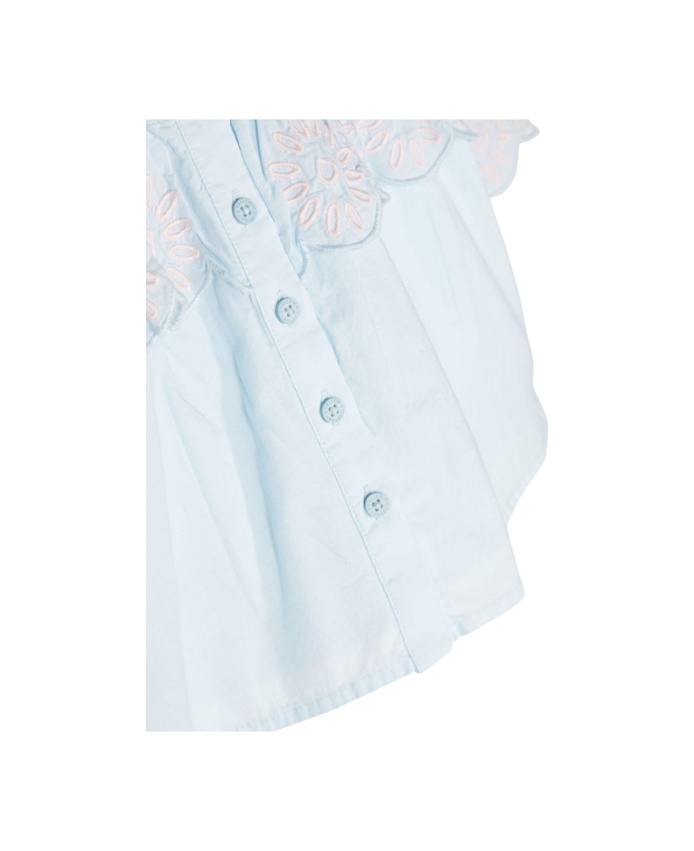 Stella McCartney Top Square Neckline Mc - BABY BLUE