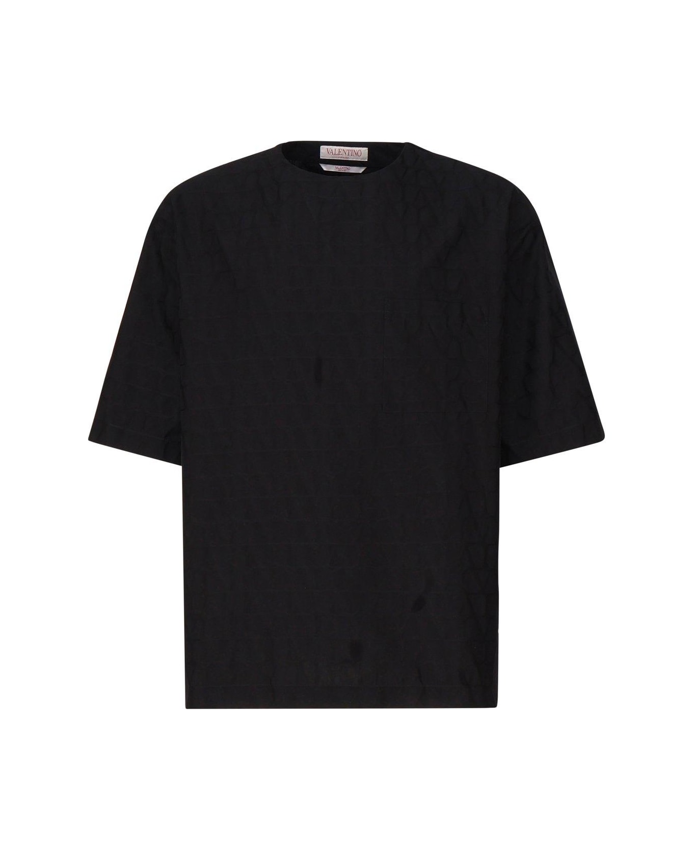 Valentino Toile Iconographe Crewneck Short-sleeved T-shirt - Black シャツ