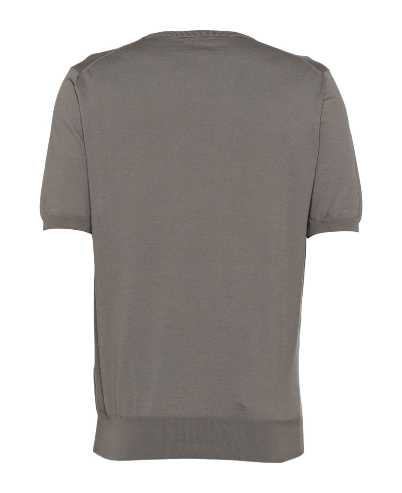 Cruciani Grey Cotton T-shirt - Grey