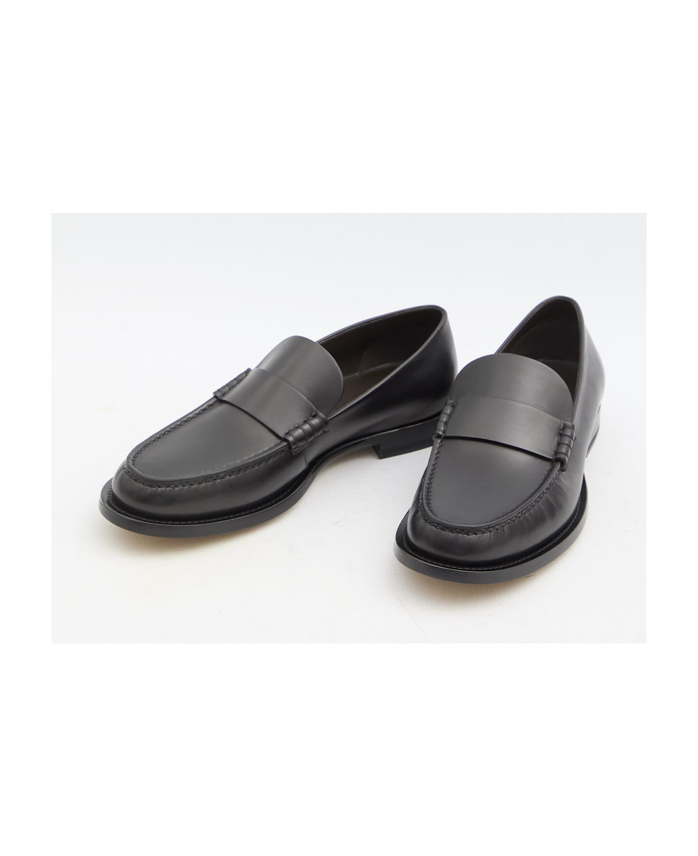 The Row Novus Loafers - BLACK