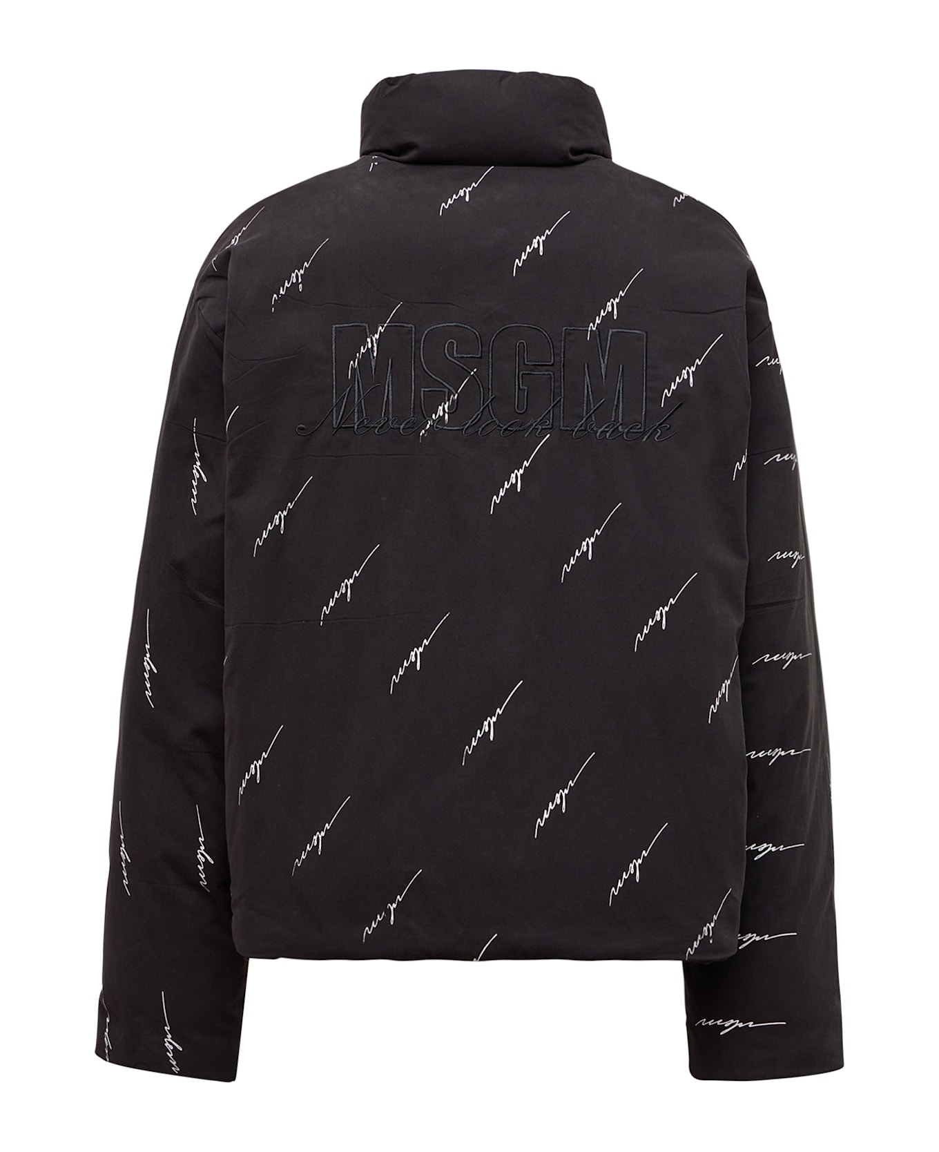 MSGM Logo Monogram Jacket - Black