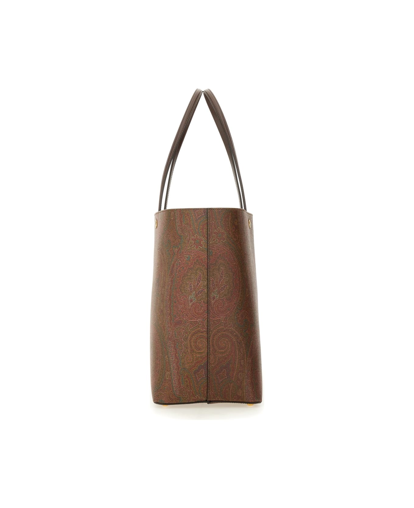 Etro Paisley Patterned Shopping Bag - BROWN