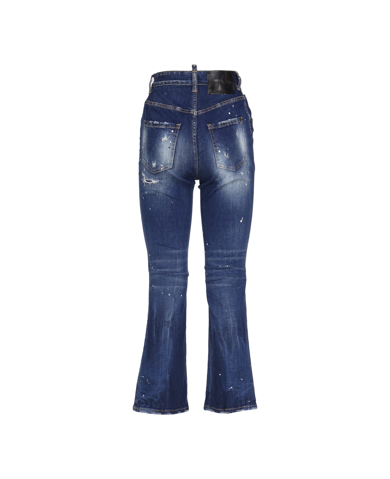 Dsquared2 Cropped Flared Jeans - Navy blue