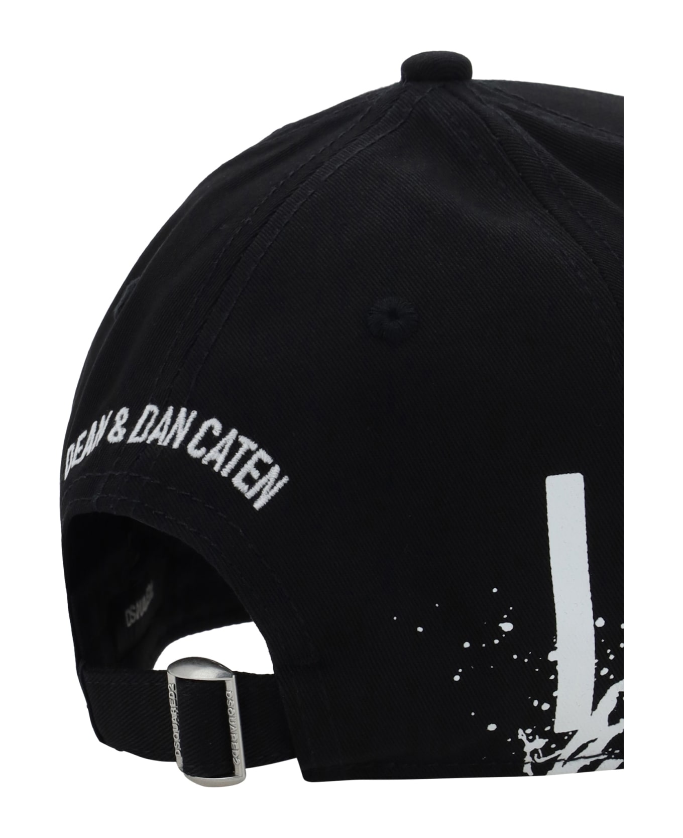 Dsquared2 Black Cotton Hat - M063