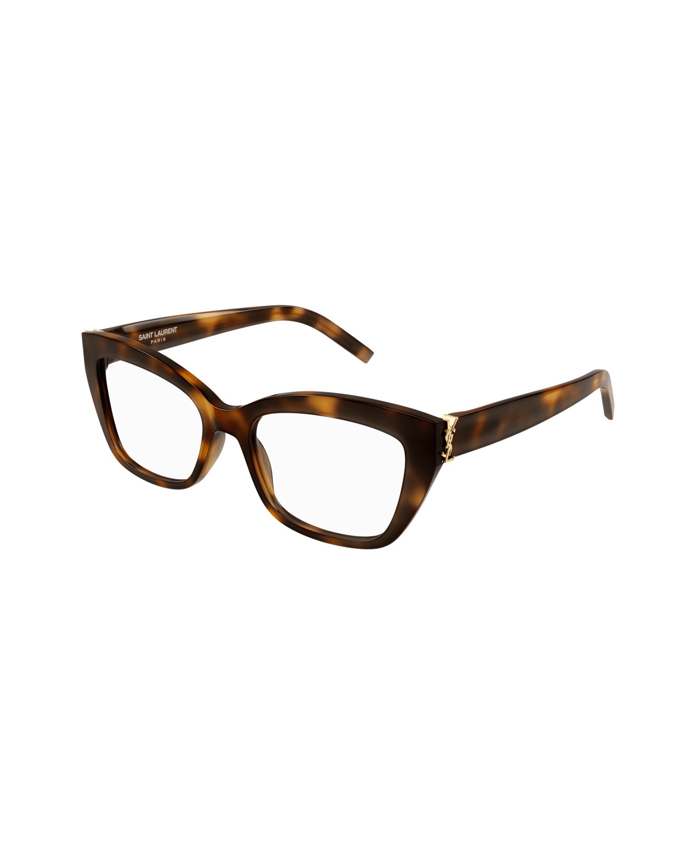 Saint Laurent Eyewear Saint Laurent Sl M117 Linea Monogram 002 Light Havana Glasses - Marrone