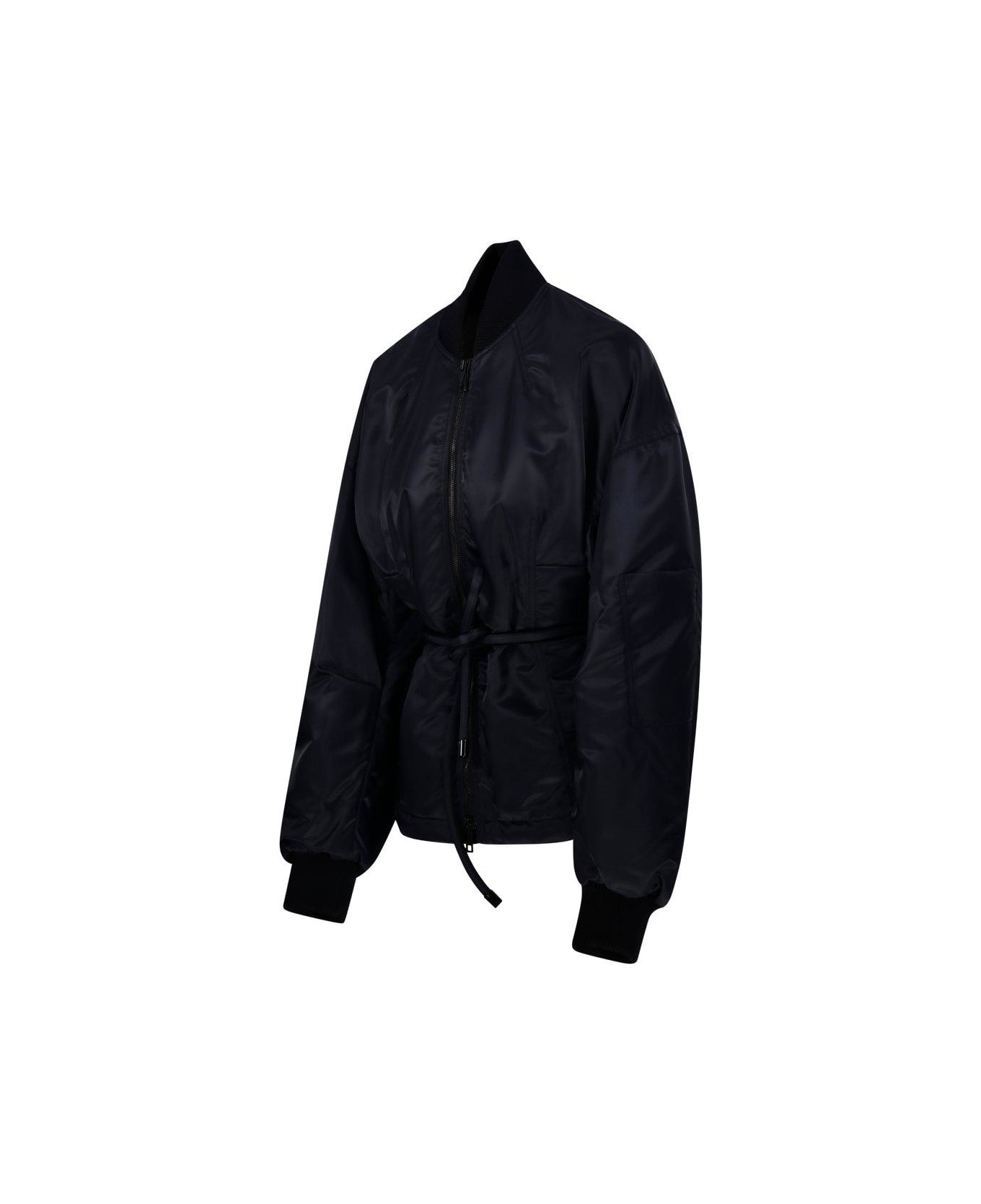 SportMax Zebu Bomber Jacket - Black